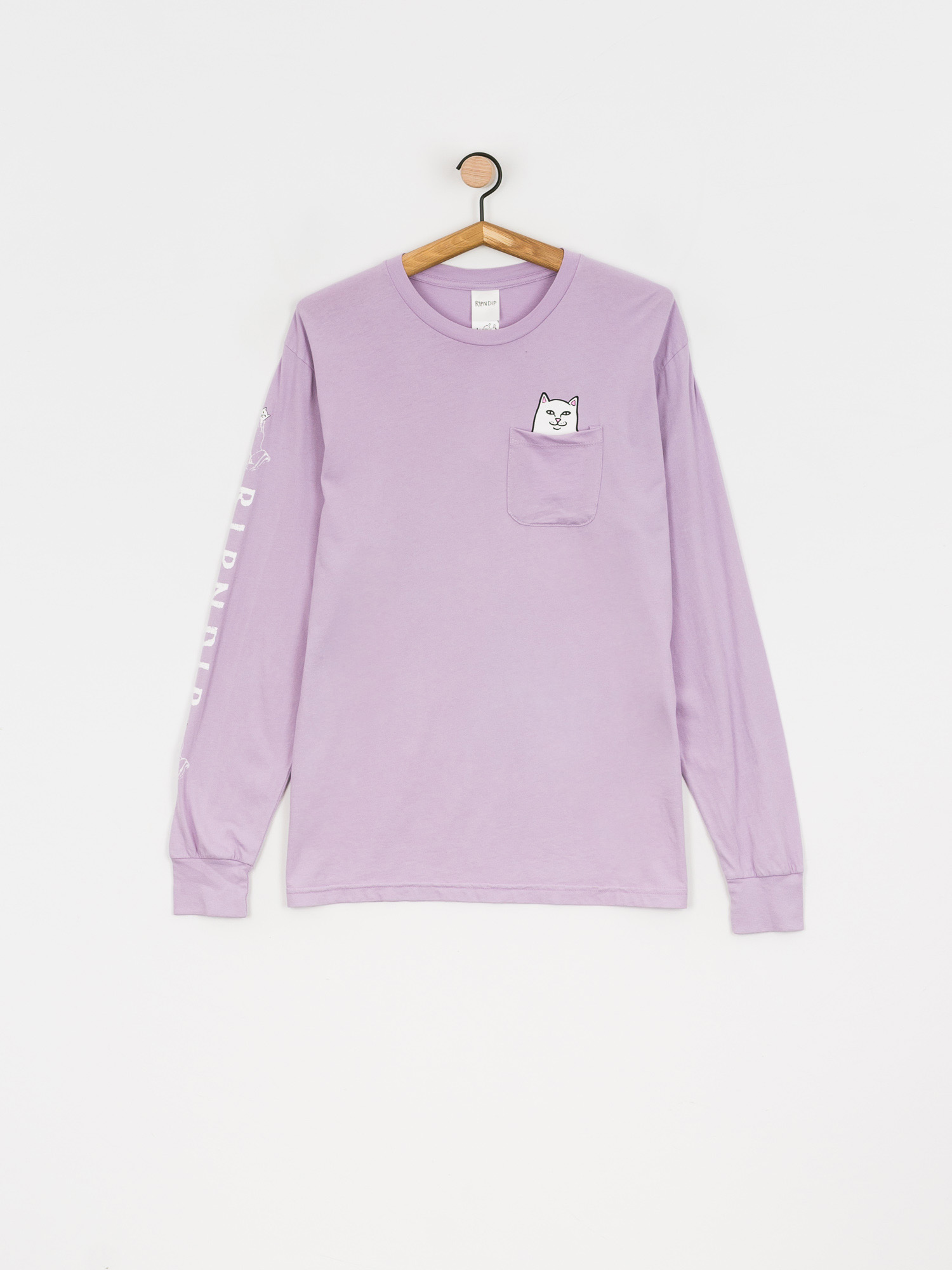 Longsleeve RipNDip Lord Nermal Pocket (mauve)