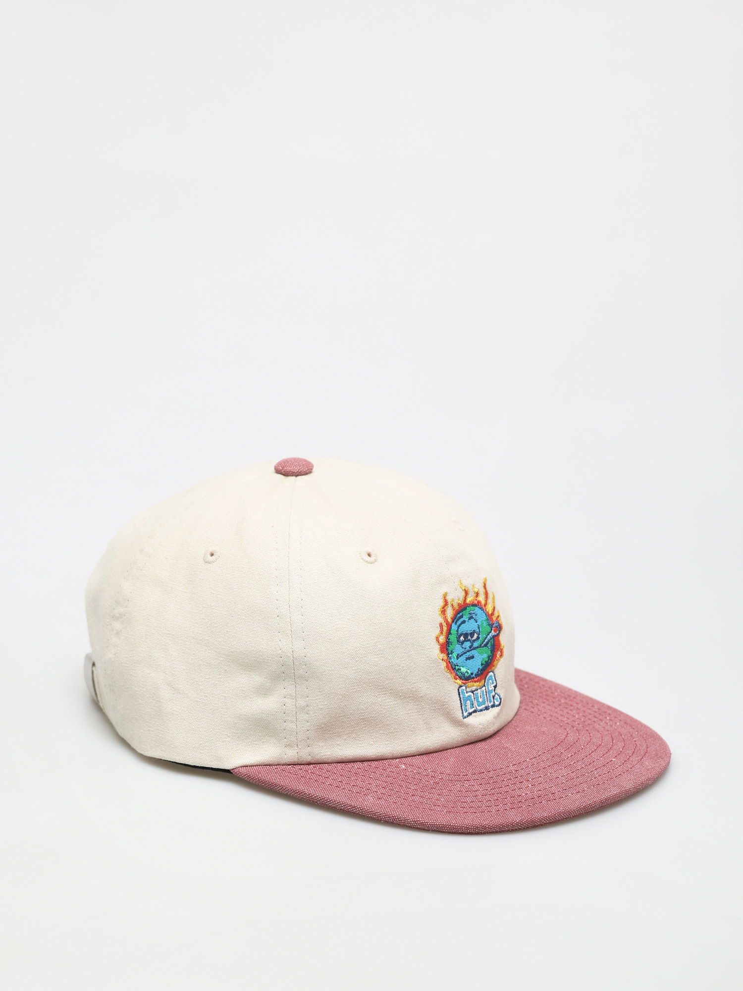 Czapka z daszkiem HUF Global Warming 6 Panel (natural)