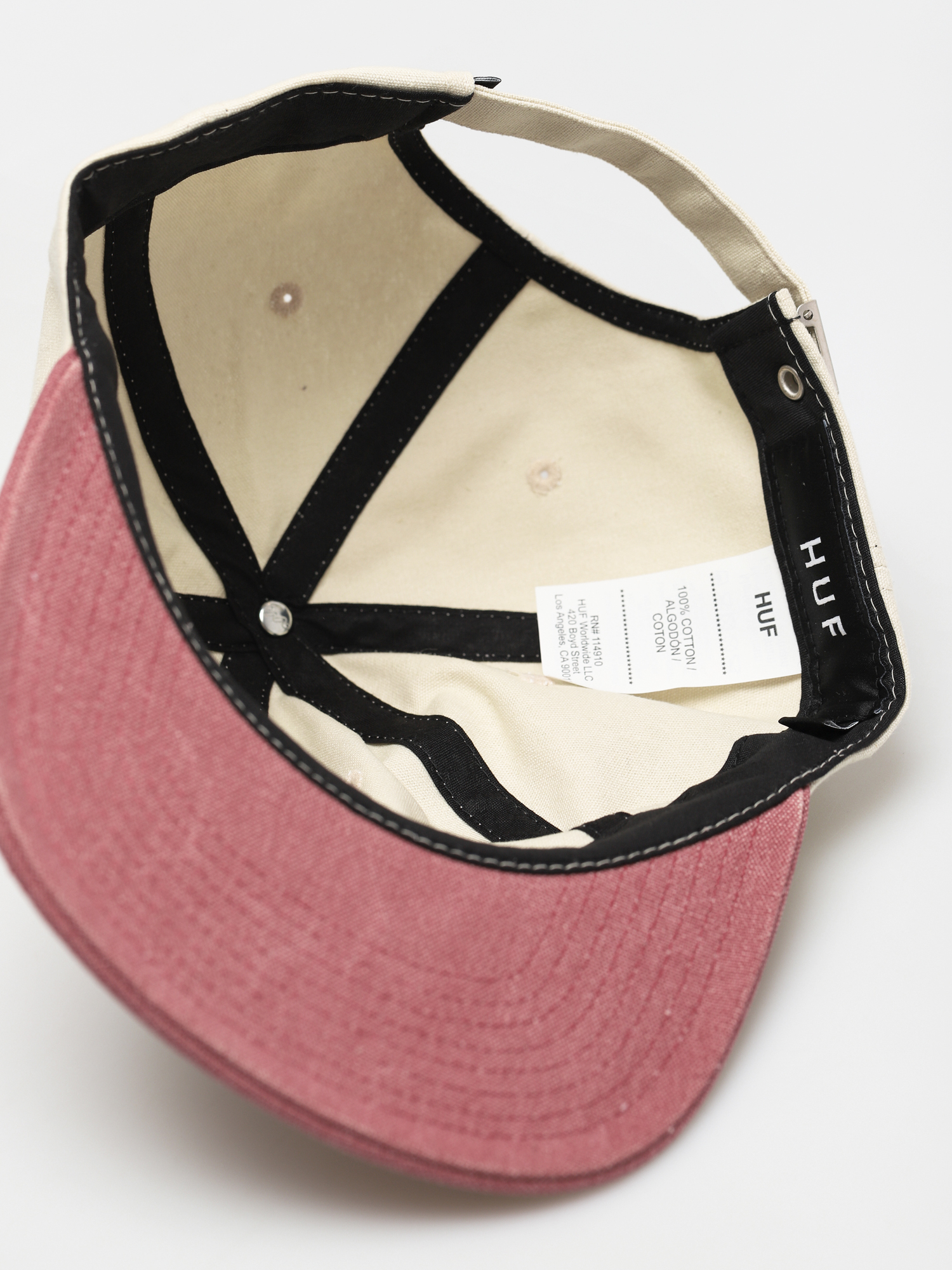 Czapka z daszkiem HUF Global Warming 6 Panel (natural)