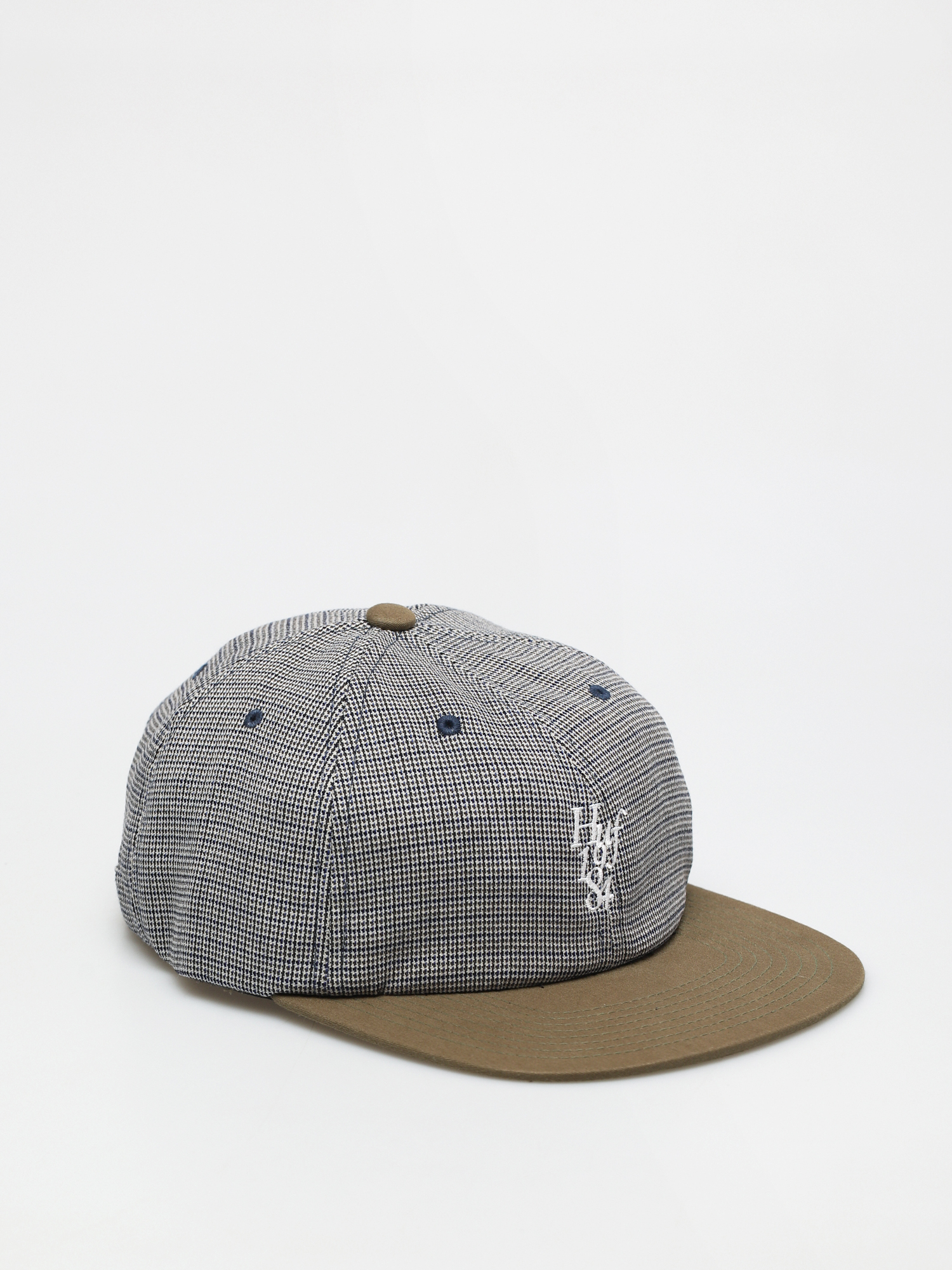 Czapka z daszkiem HUF Micro Houndstooth 6 Panel (green)