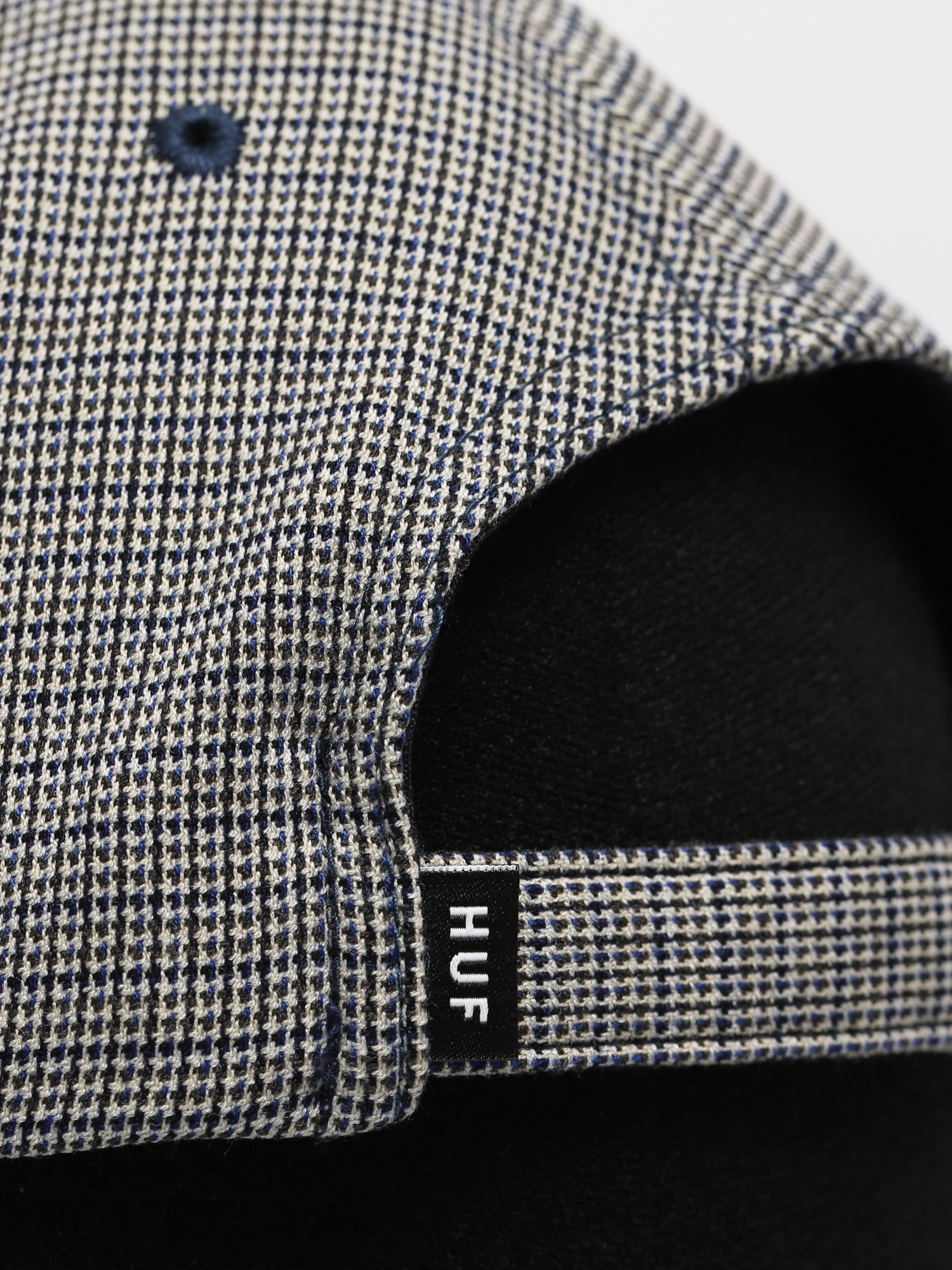 Czapka z daszkiem HUF Micro Houndstooth 6 Panel (green)