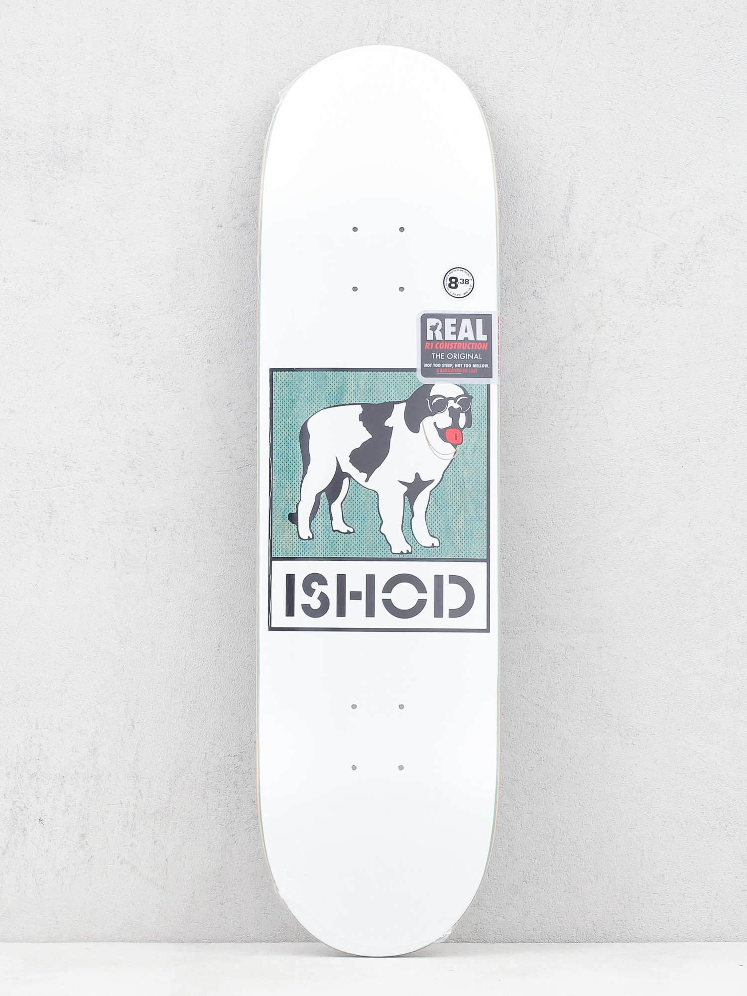 Deck Real Ishod Big Woof (white/teal)