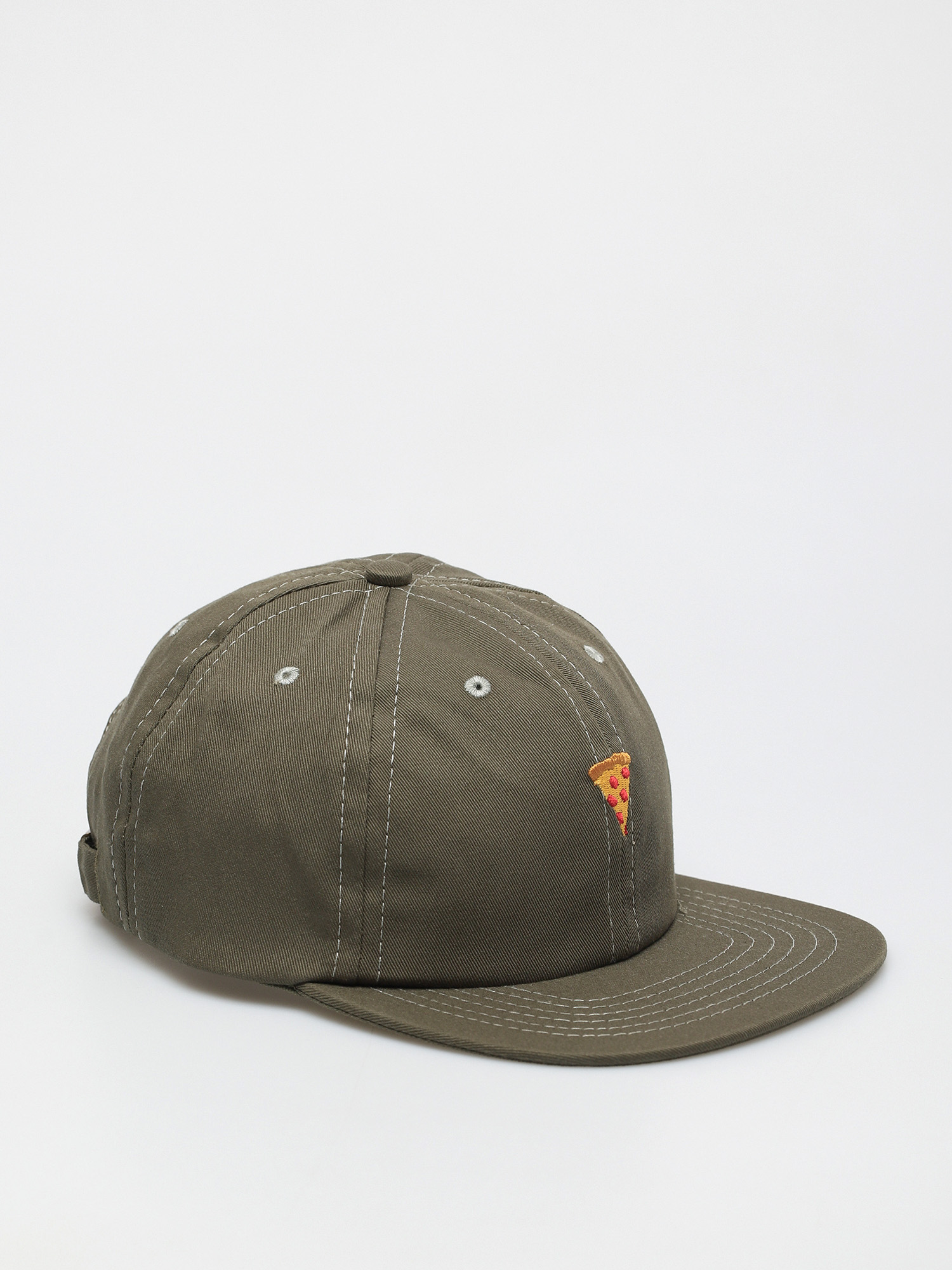 Czapka z daszkiem Pizza Skateboards Emoji 6 Panel (olive green)