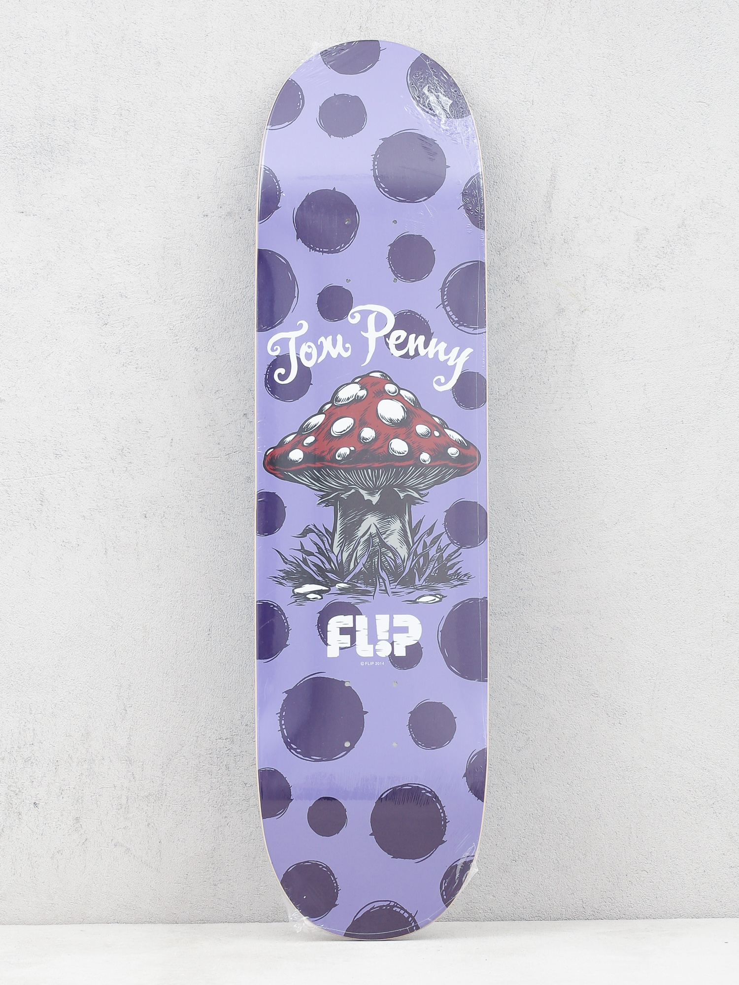 Flip Tom Penny Purple Dots Reboot - Deck Skateboard Classic Mushroom - Neuf