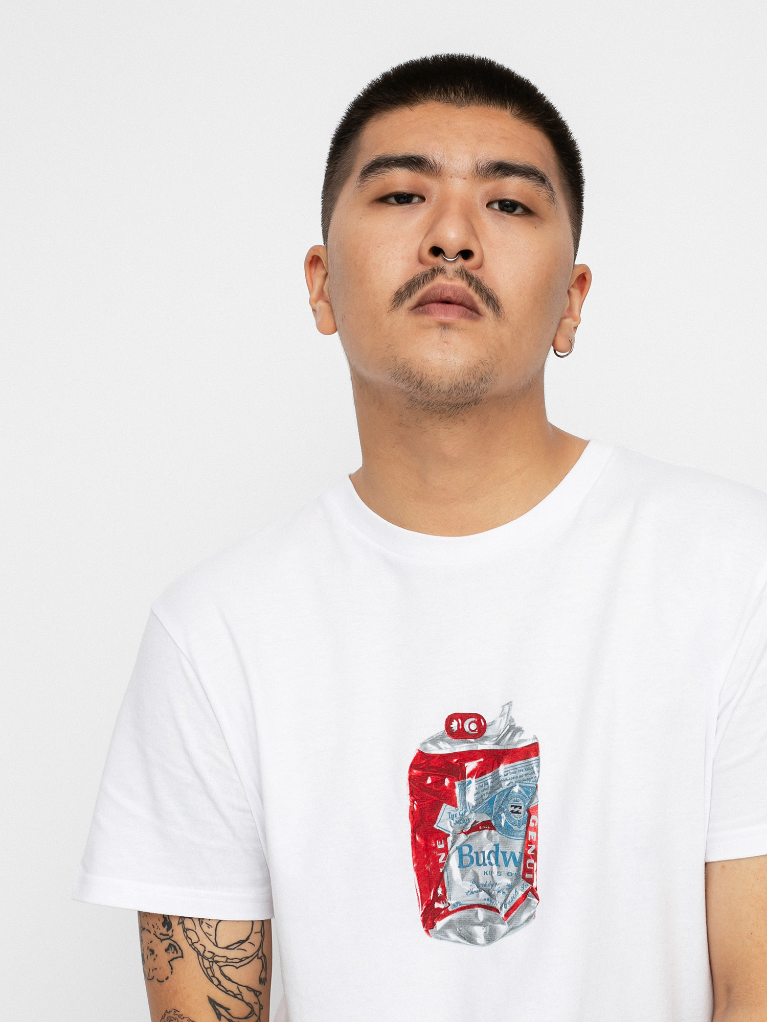 T-shirt Billabong X Budweiser Crusher (white)