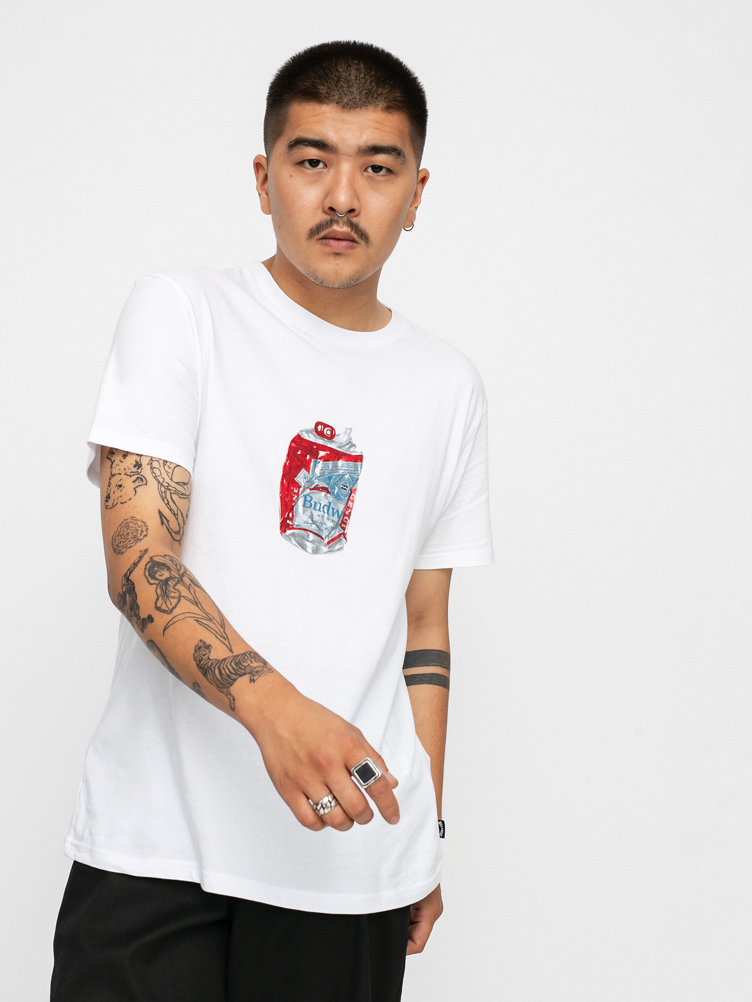 T-shirt Billabong X Budweiser Crusher (white)