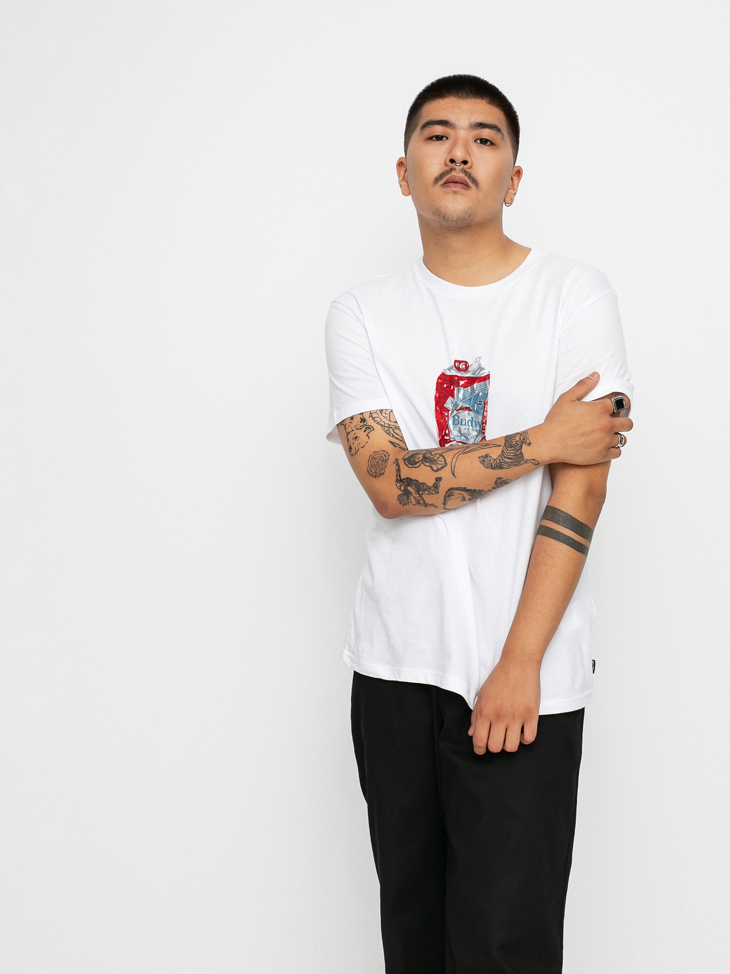 T-shirt Billabong X Budweiser Crusher (white)
