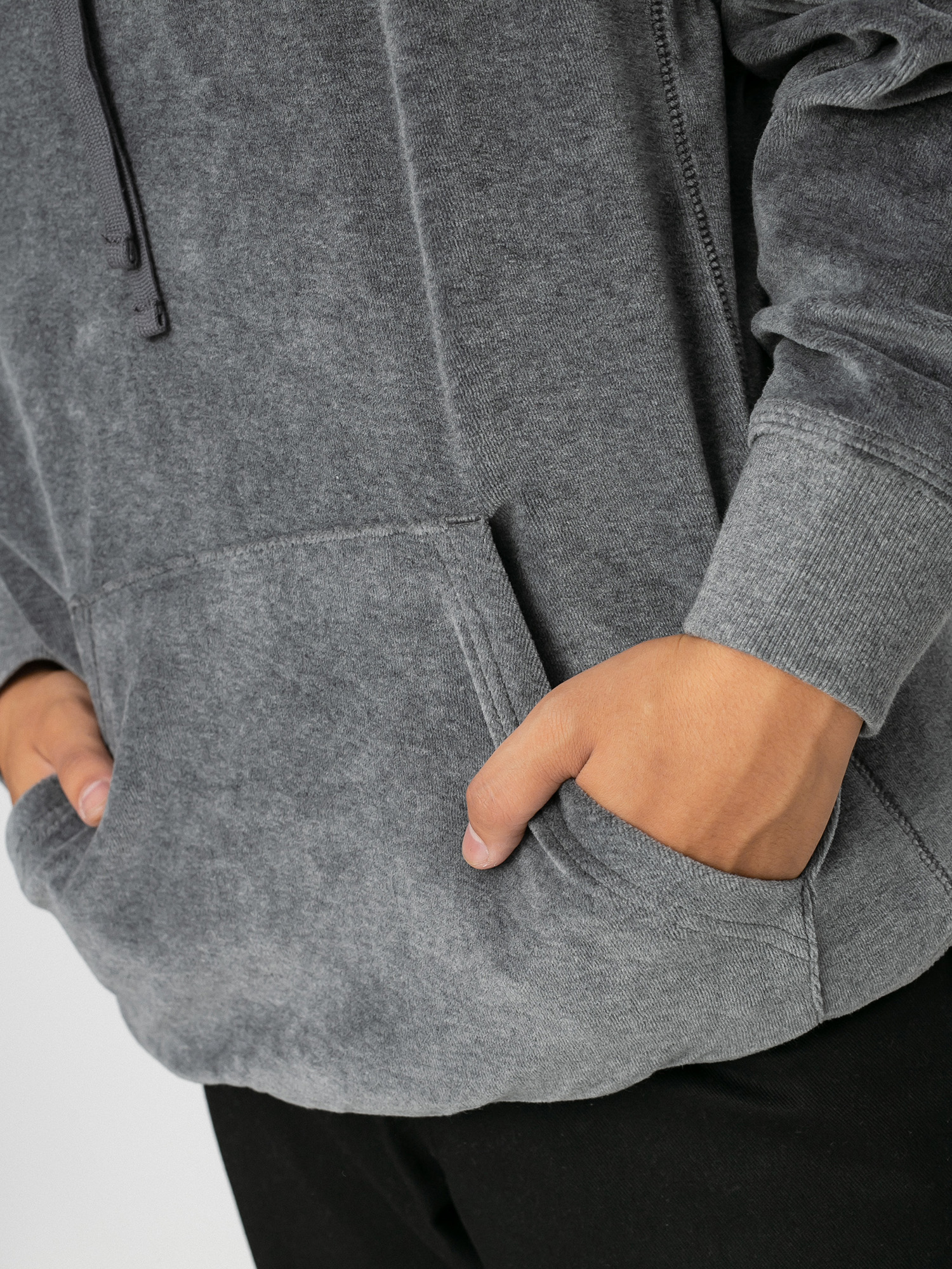 Bluza z kapturem Carhartt WIP United Script HD (dark grey heather)