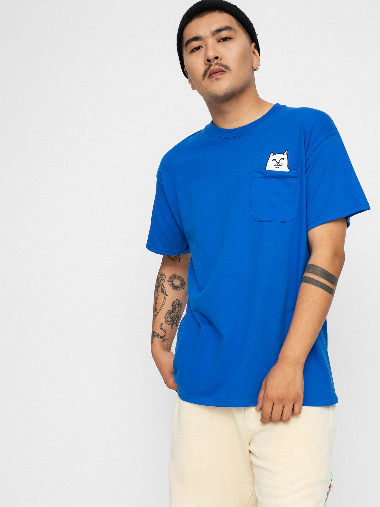 T-shirt RipNDip Lord Nermal Pocket (royal)