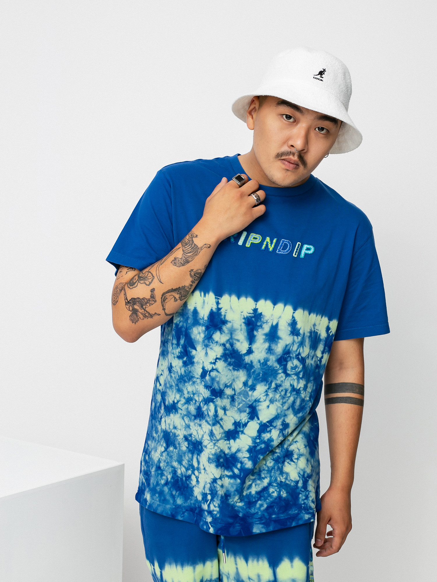T-shirt RipNDip Prisma Embroidered (navy/green)
