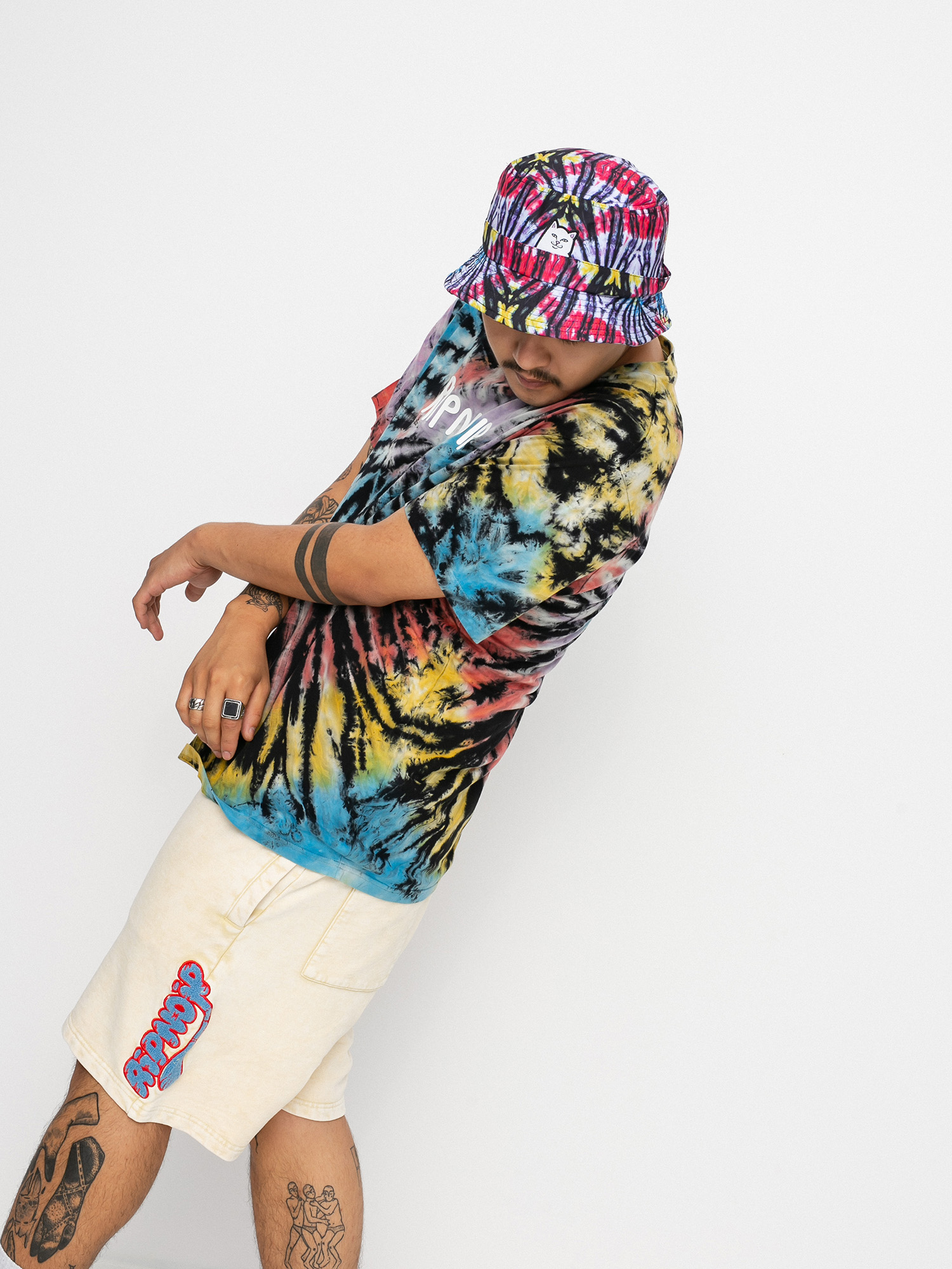 T-shirt RipNDip Rubber Logo (multi dye)