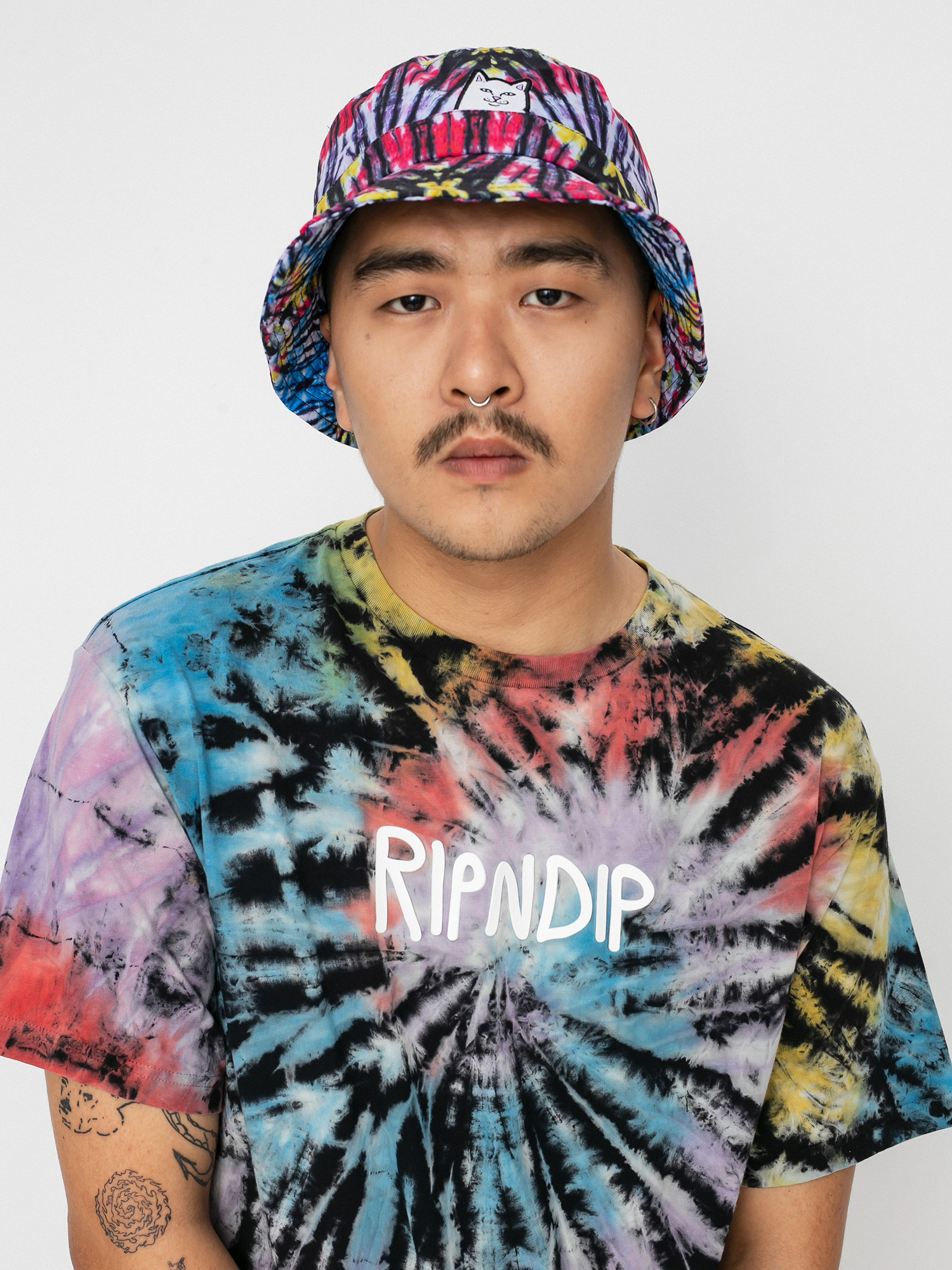 T-shirt RipNDip Rubber Logo (multi dye)