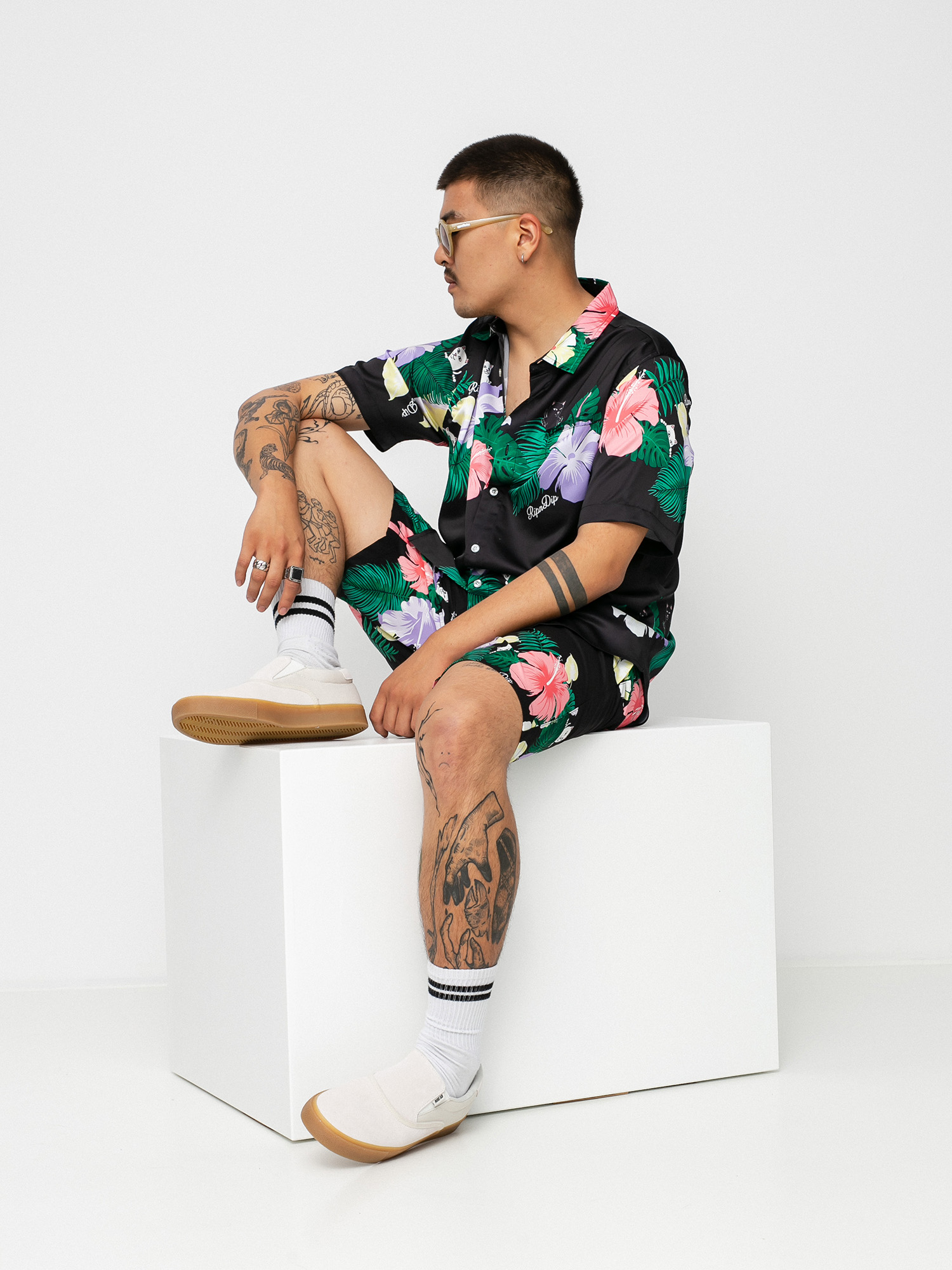 Koszula RipNDip Pablo Buttun Up (black)