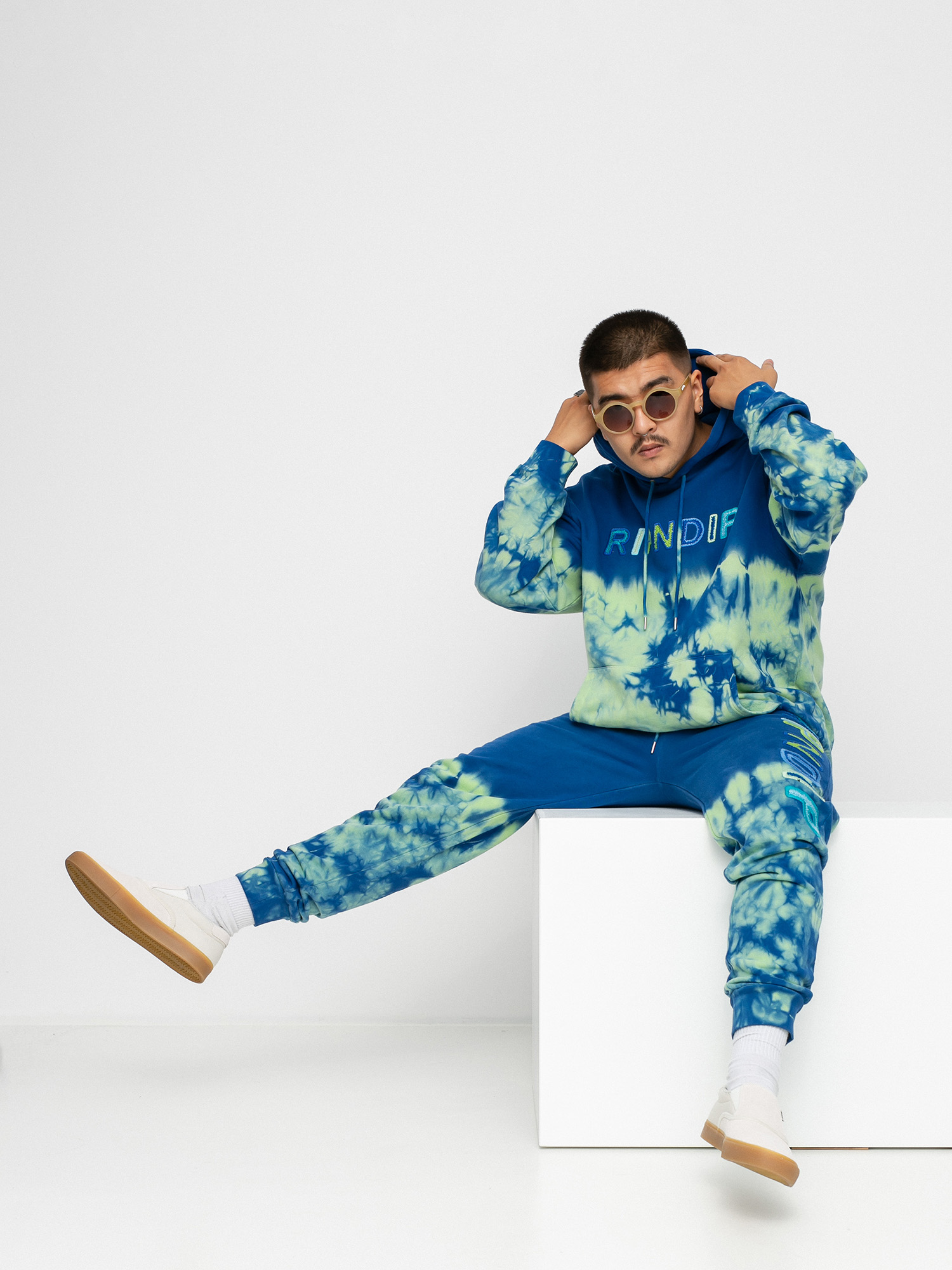 Spodnie RipNDip Prisma (navy/green)