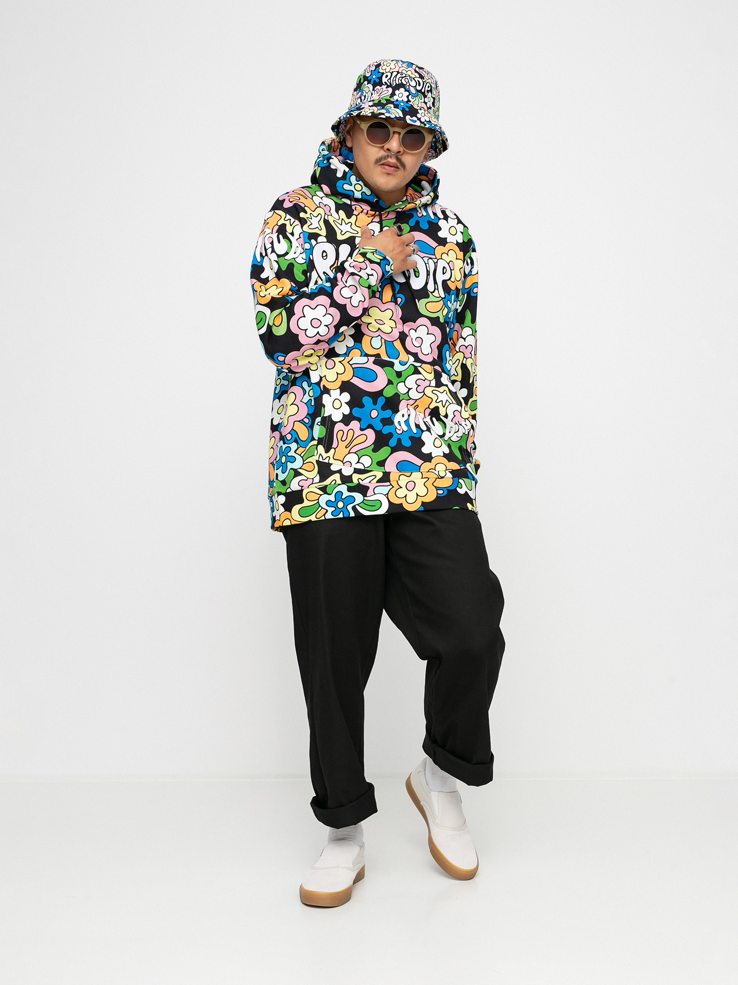Bluza z kapturem RipNDip Flower Child HD (multi)