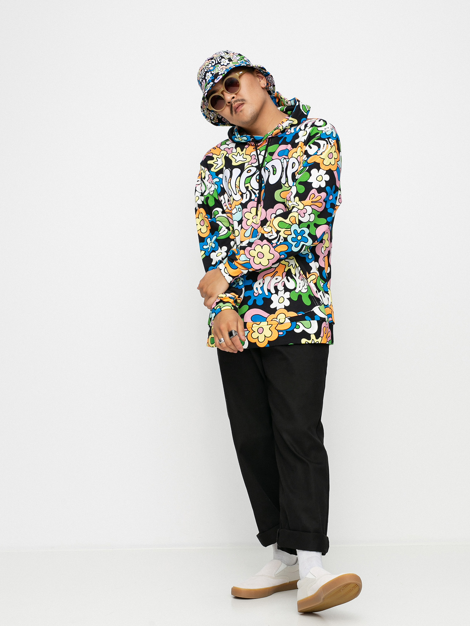 Bluza z kapturem RipNDip Flower Child HD (multi)