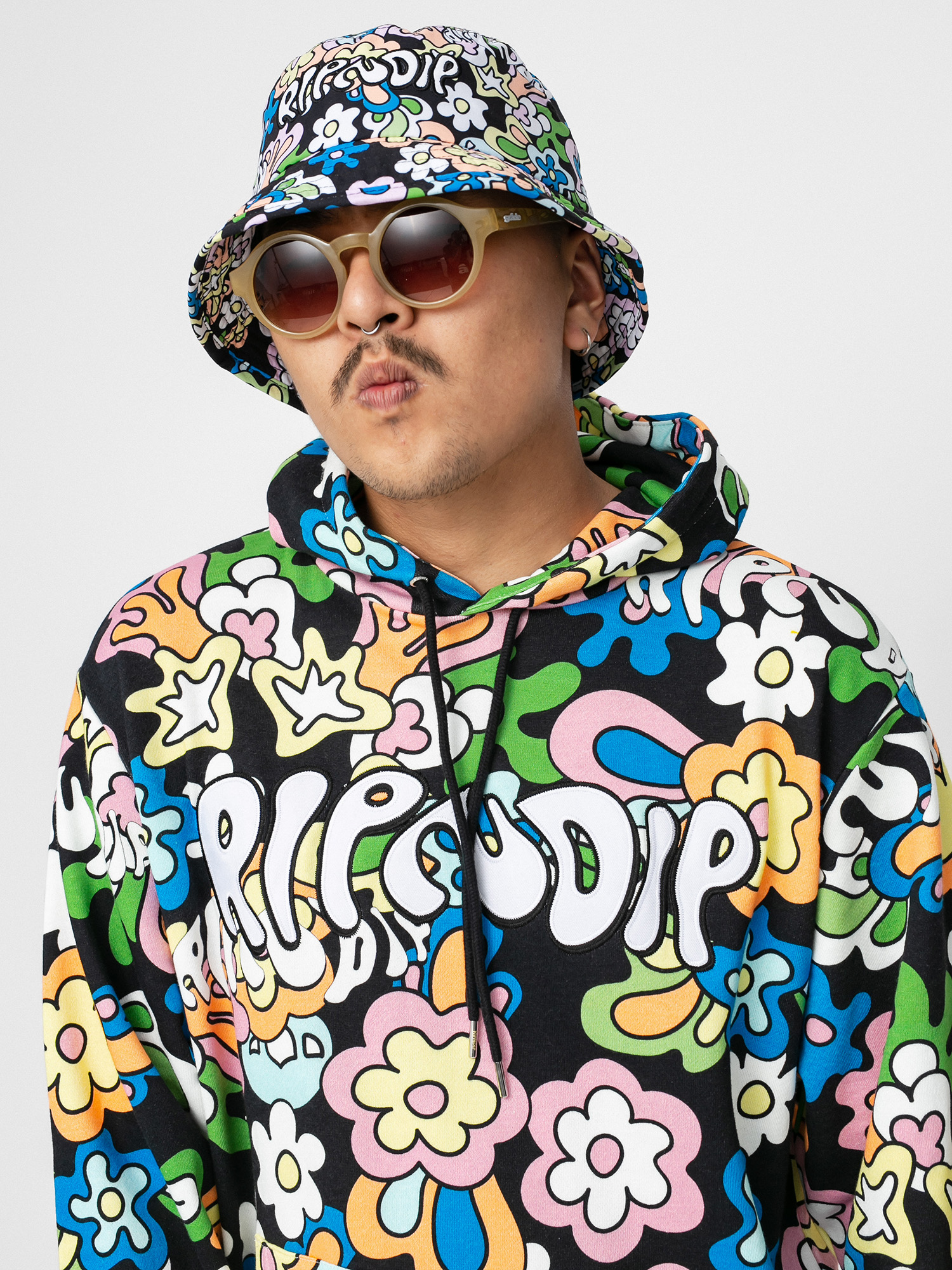 Bluza z kapturem RipNDip Flower Child HD (multi)