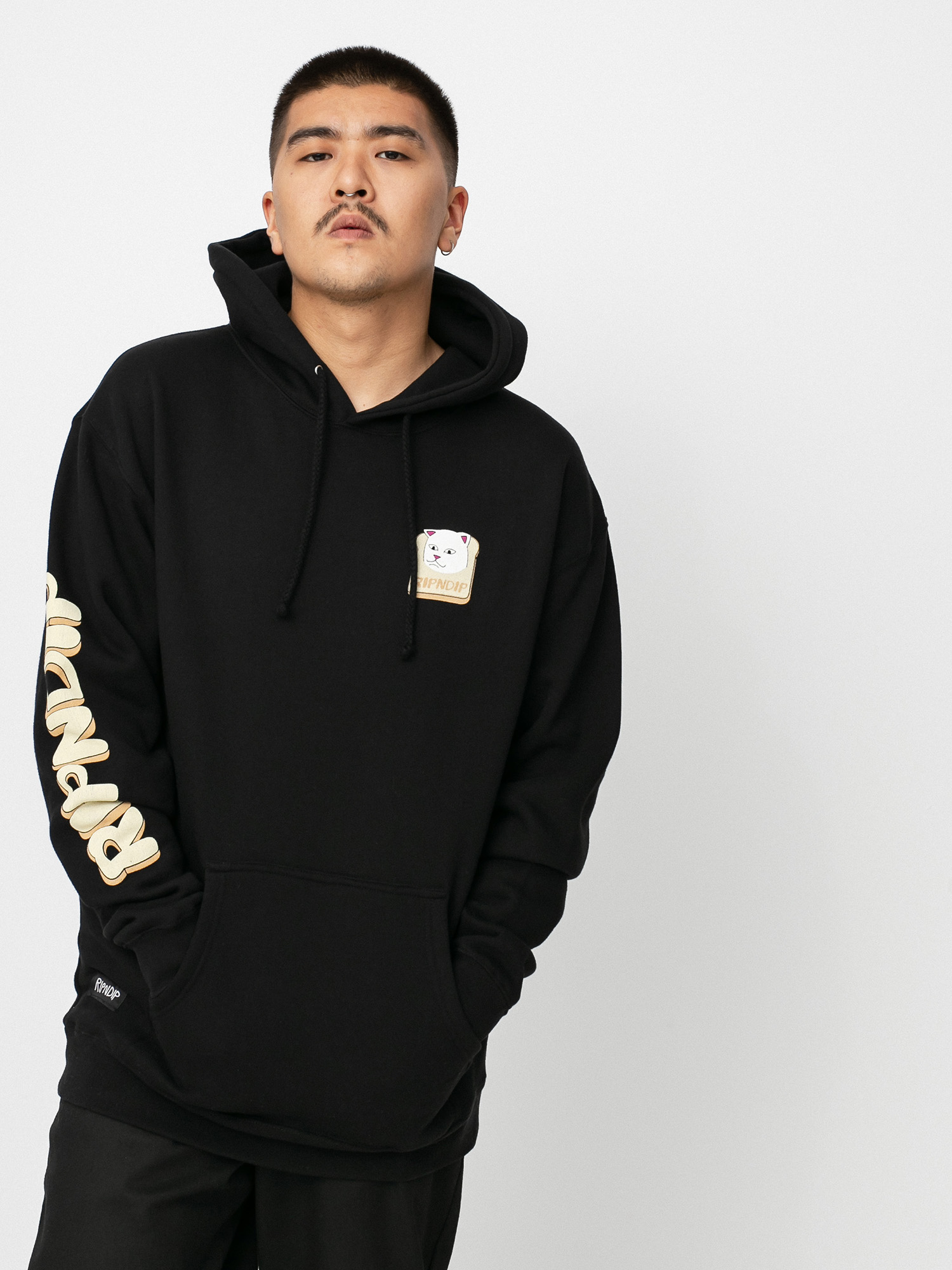 Bluza z kapturem RipNDip Gluten Free HD (black)