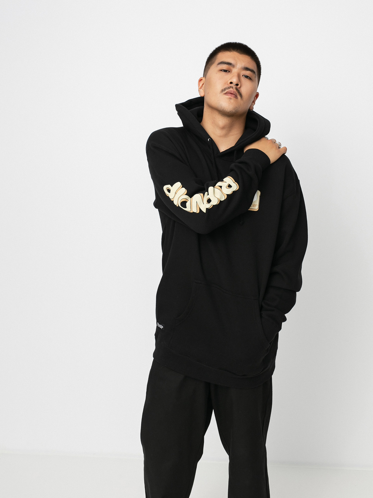 Bluza z kapturem RipNDip Gluten Free HD (black)
