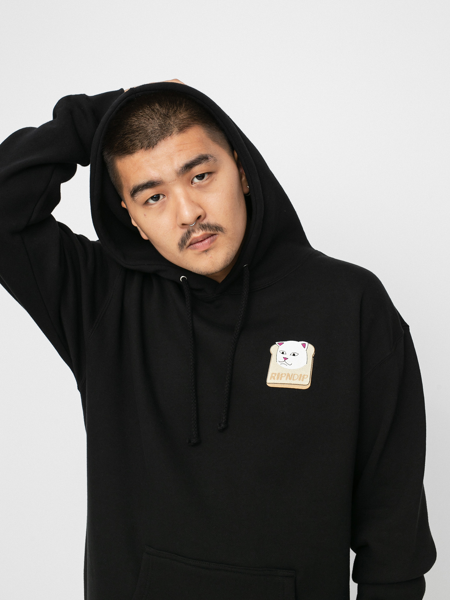 Bluza z kapturem RipNDip Gluten Free HD (black)