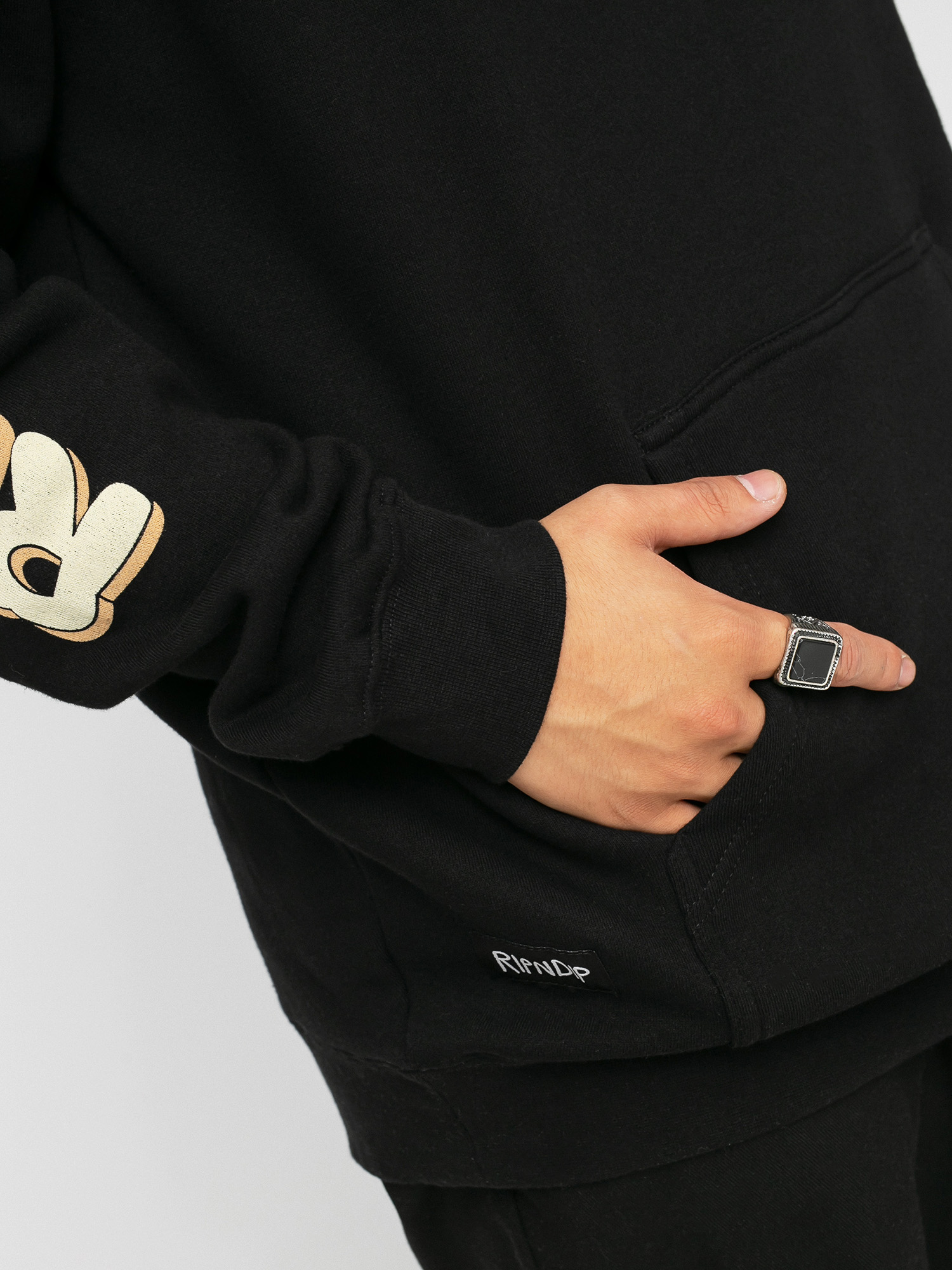 Bluza z kapturem RipNDip Gluten Free HD (black)