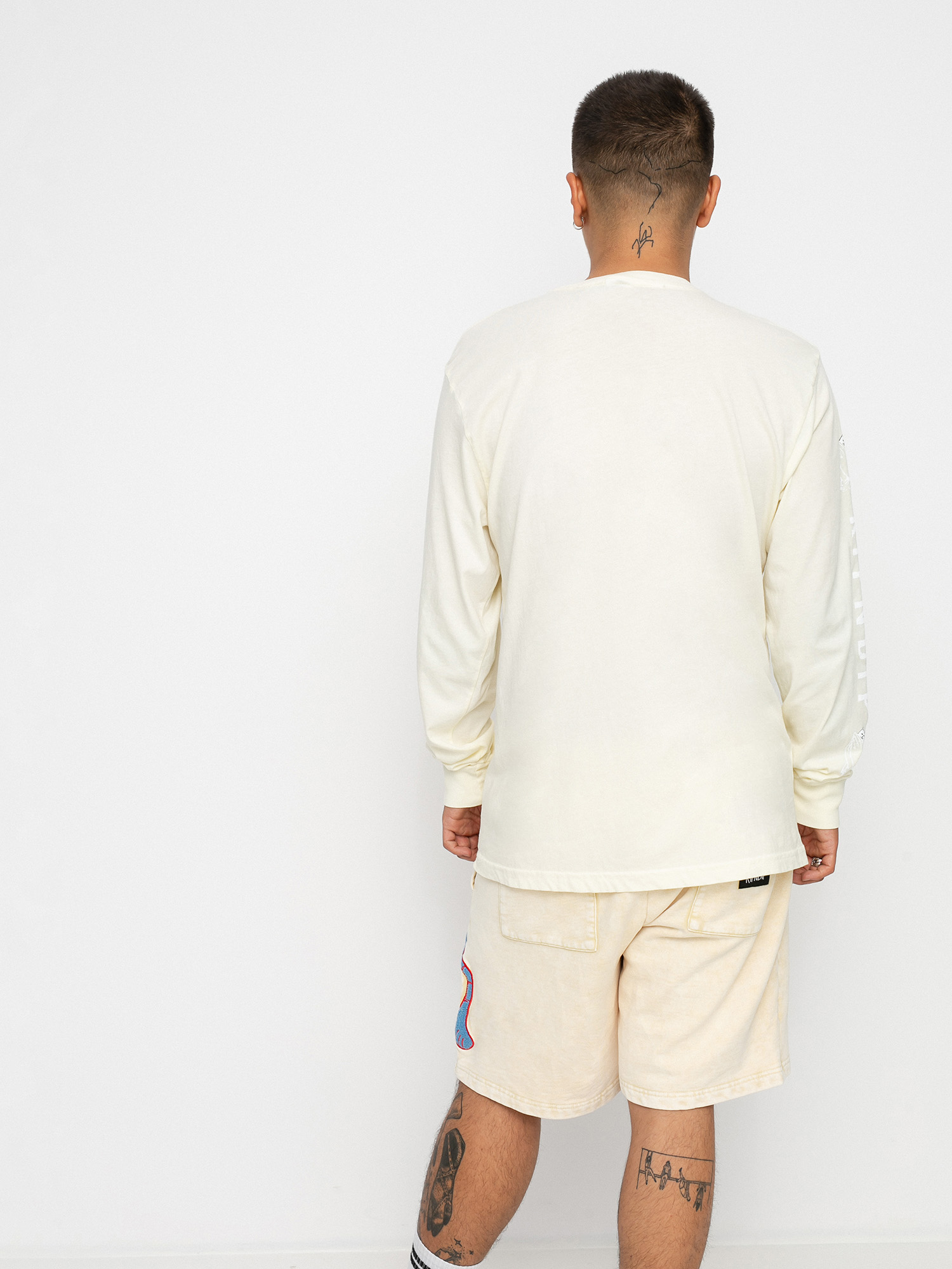 Longsleeve RipNDip Lord Nermal Pocket (natural)