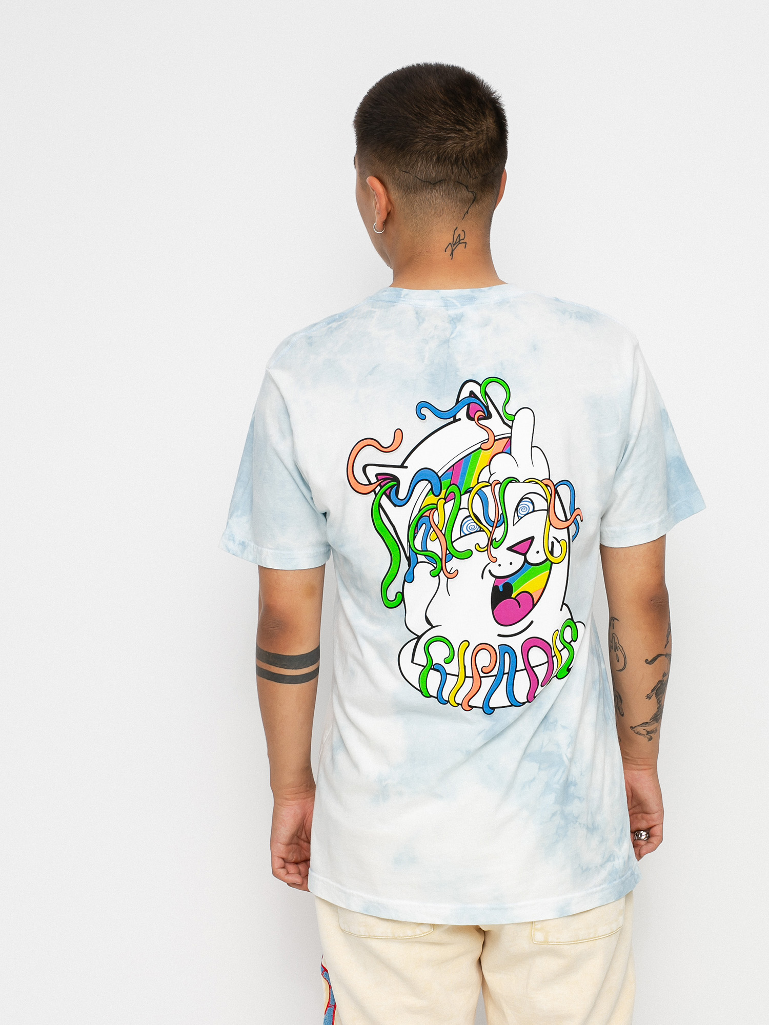 T-shirt RipNDip Acid Playdo (light blue cloud wash)