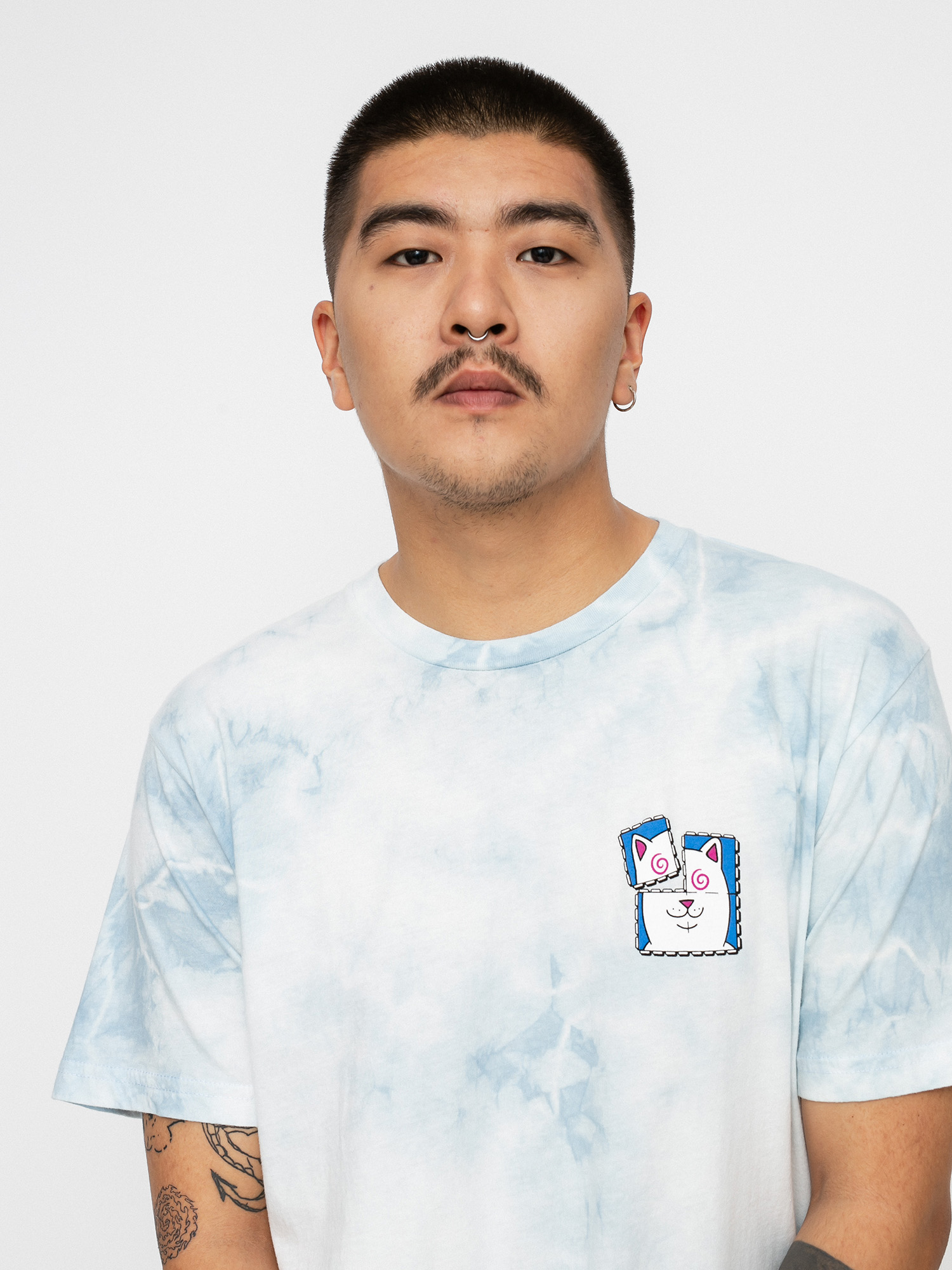 T-shirt RipNDip Acid Playdo (light blue cloud wash)