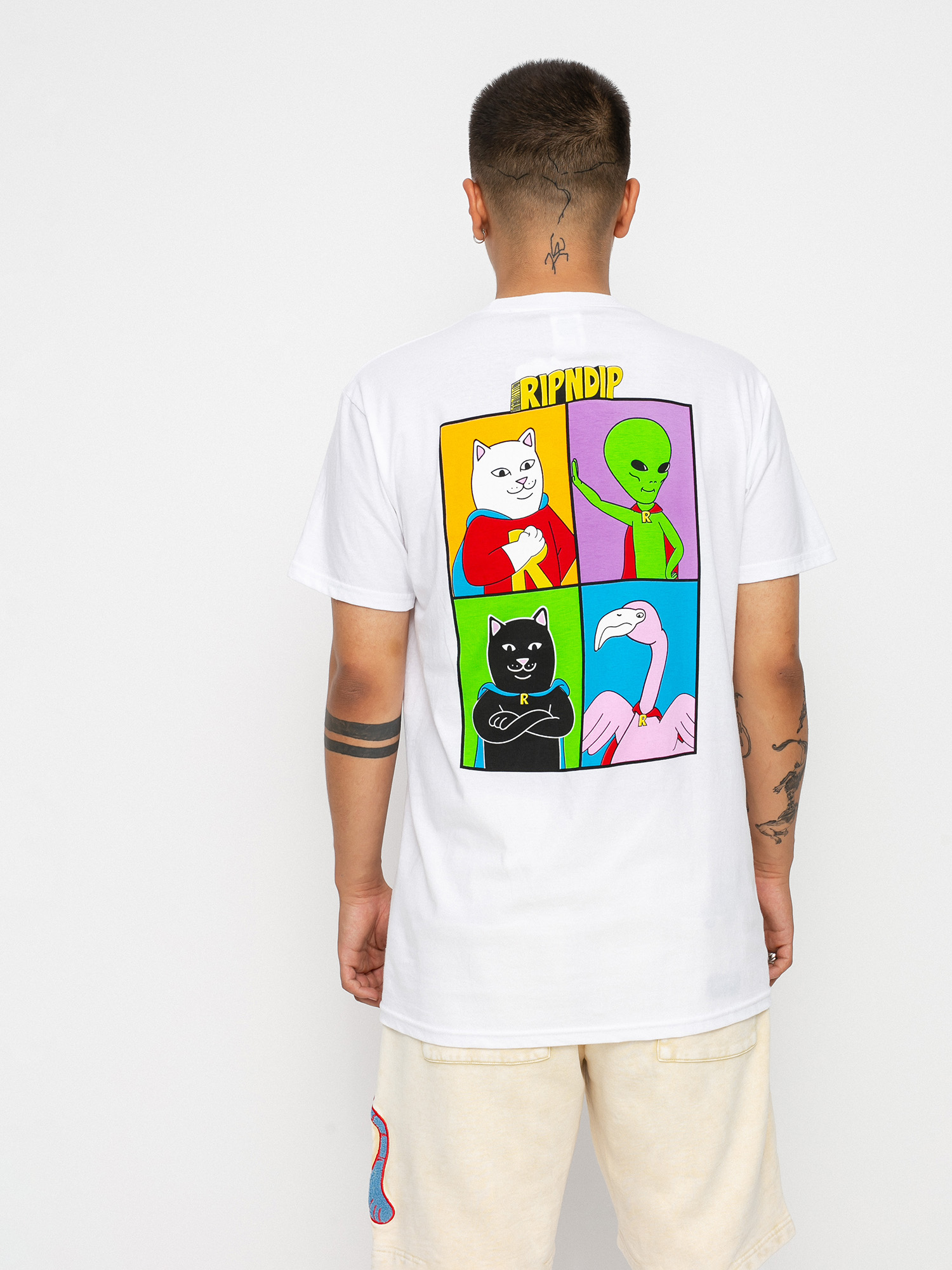 T-shirt RipNDip We Can Be Heros (white)
