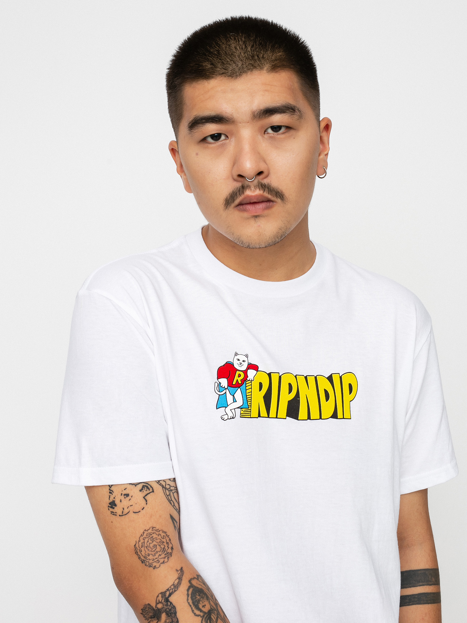 T-shirt RipNDip We Can Be Heros (white)