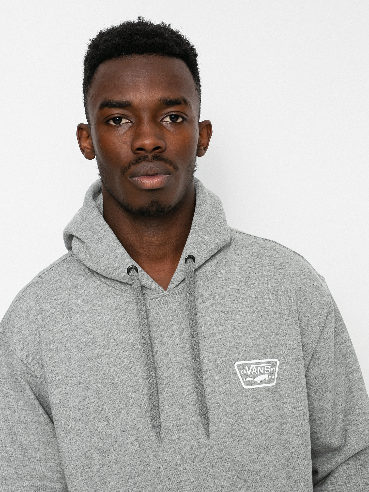 Bluza z kapturem Vans Full Patched HD (cement heather)