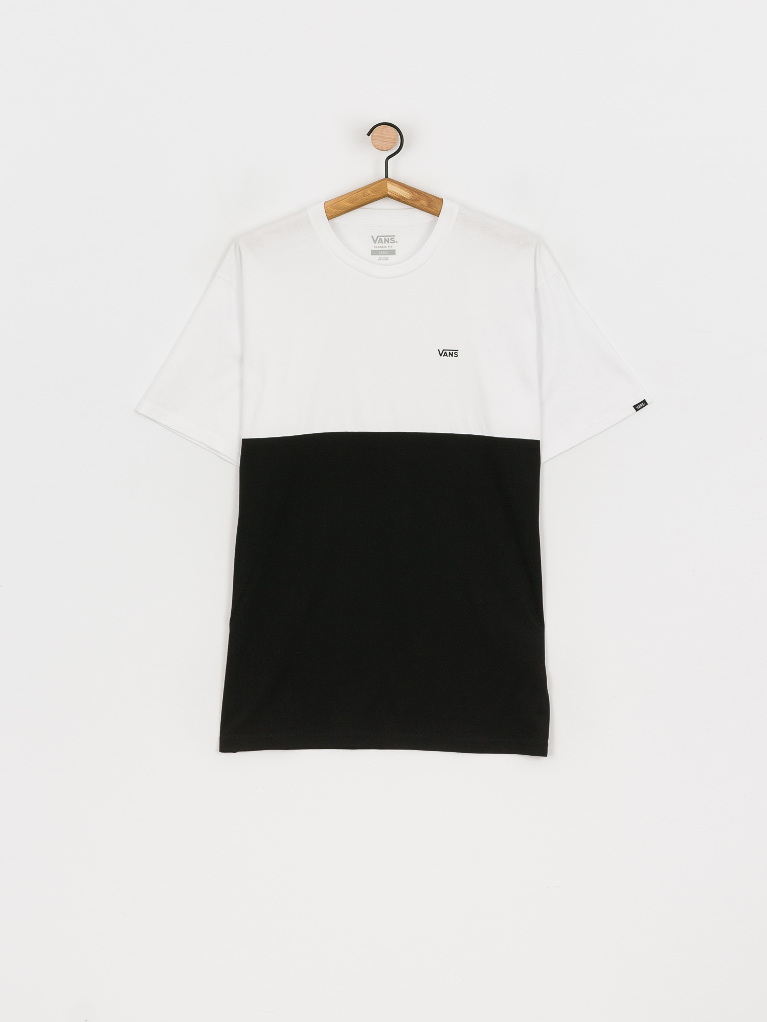 T-shirt Vans Colorblock (black/white)