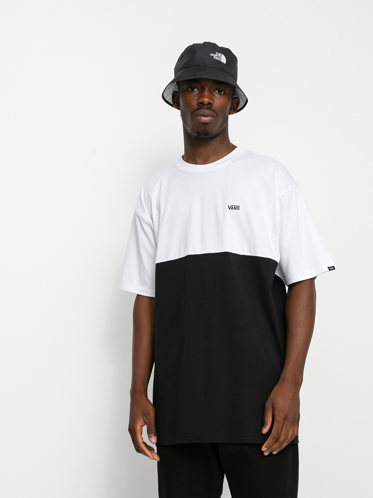T-shirt Vans Colorblock (black/white)