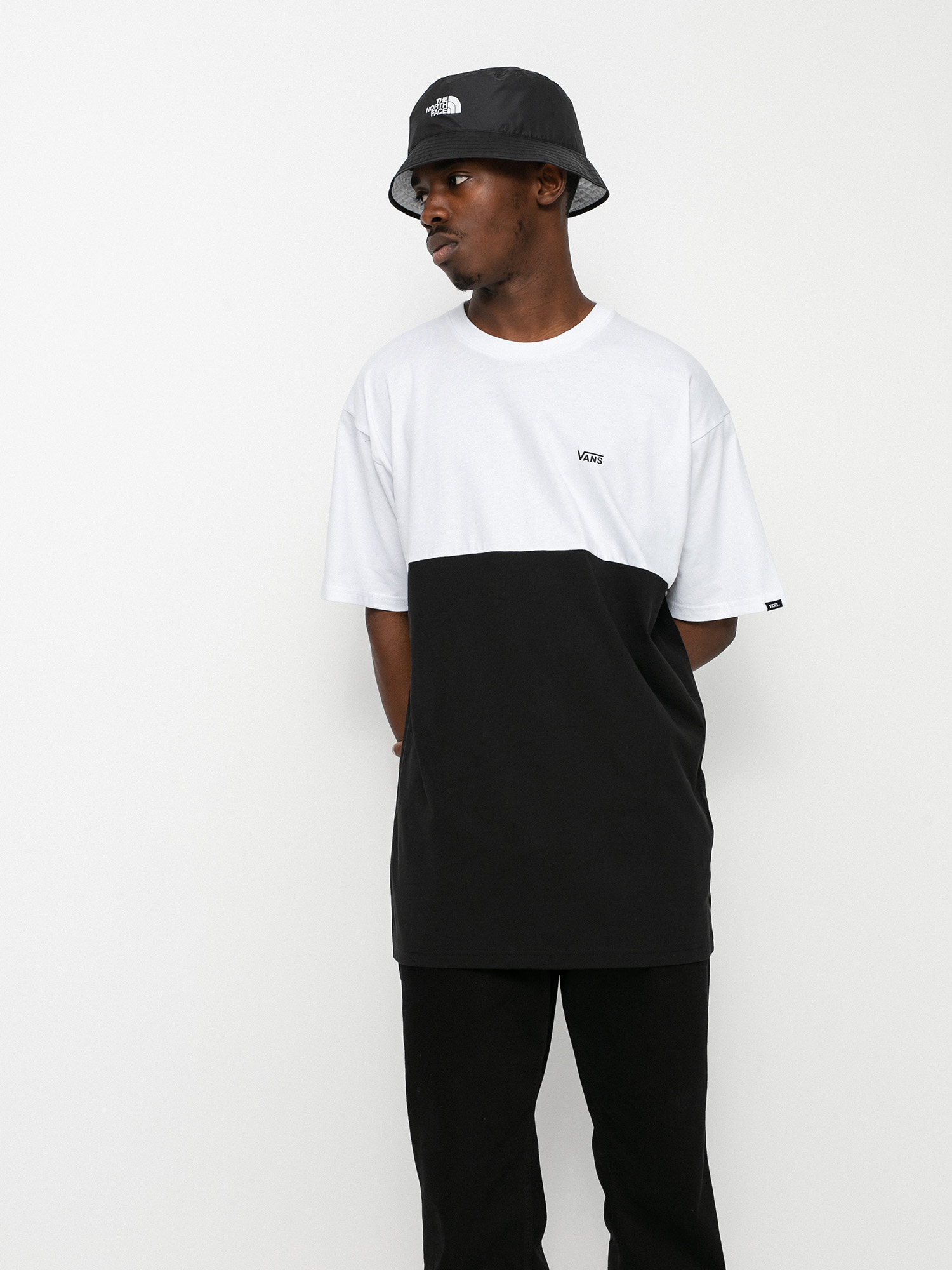 T-shirt Vans Colorblock (black/white)