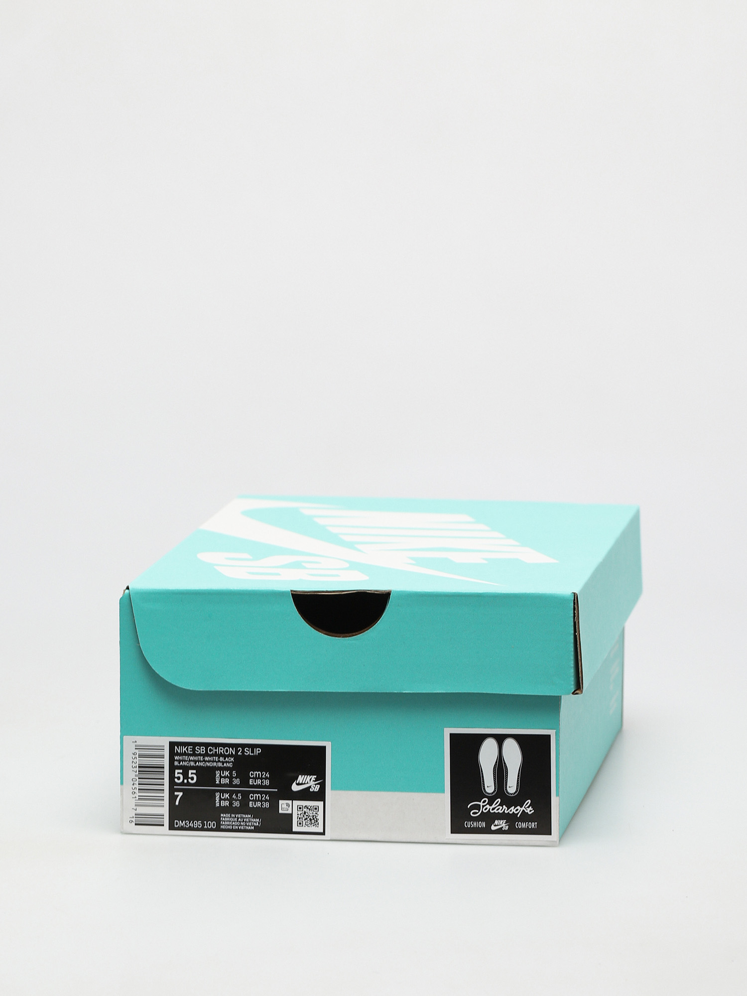 Buty Nike SB Chron 2 Slip (white/white white black)