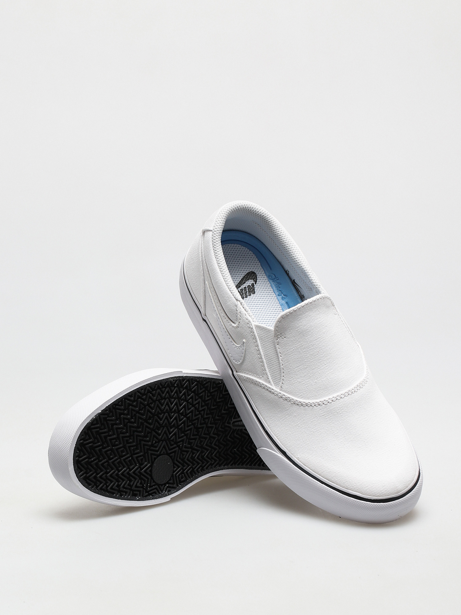 Buty Nike SB Chron 2 Slip (white/white white black)