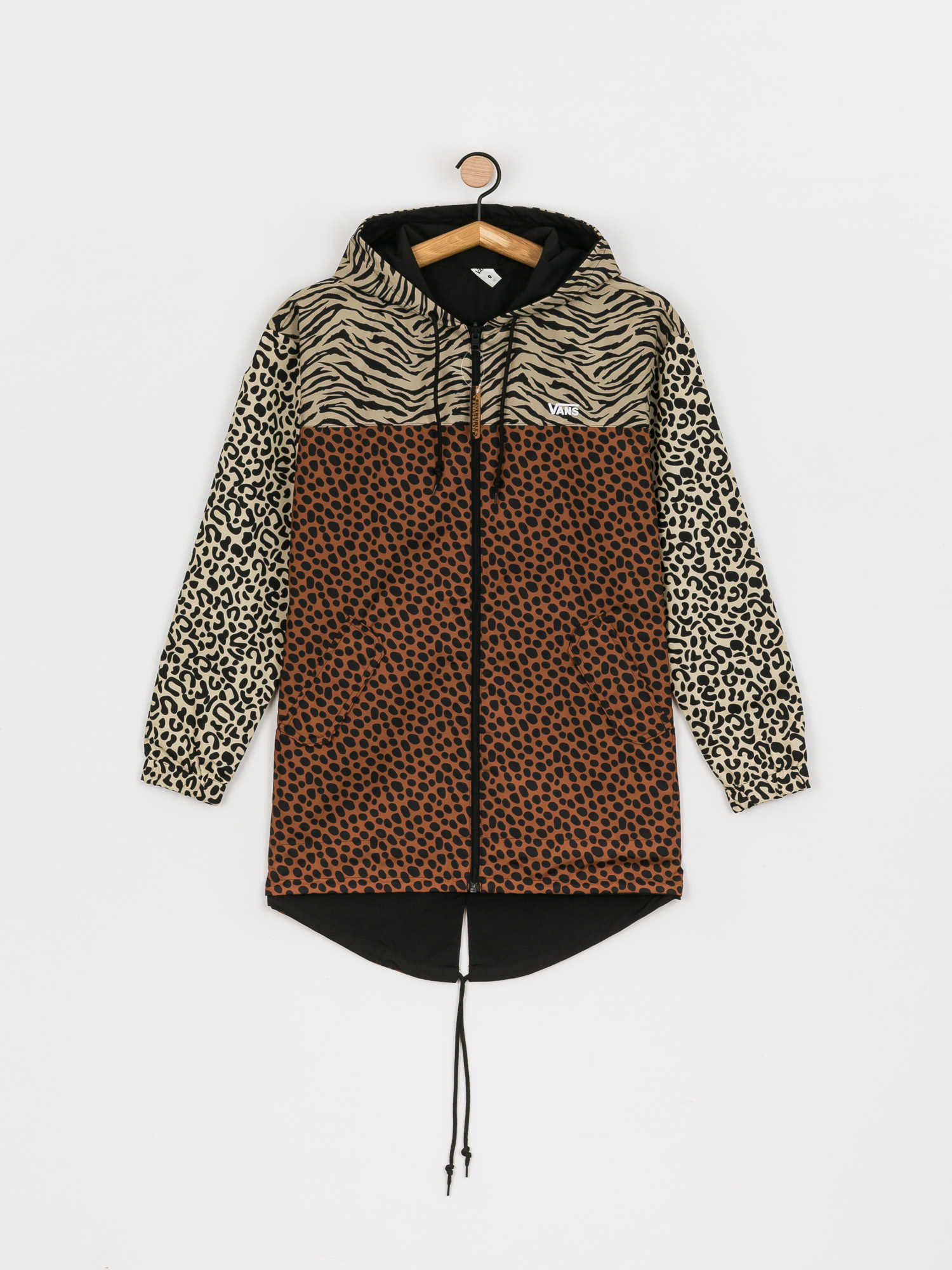Kurtka Vans Mercy Reversible Parka Wmn (animal patchwork)