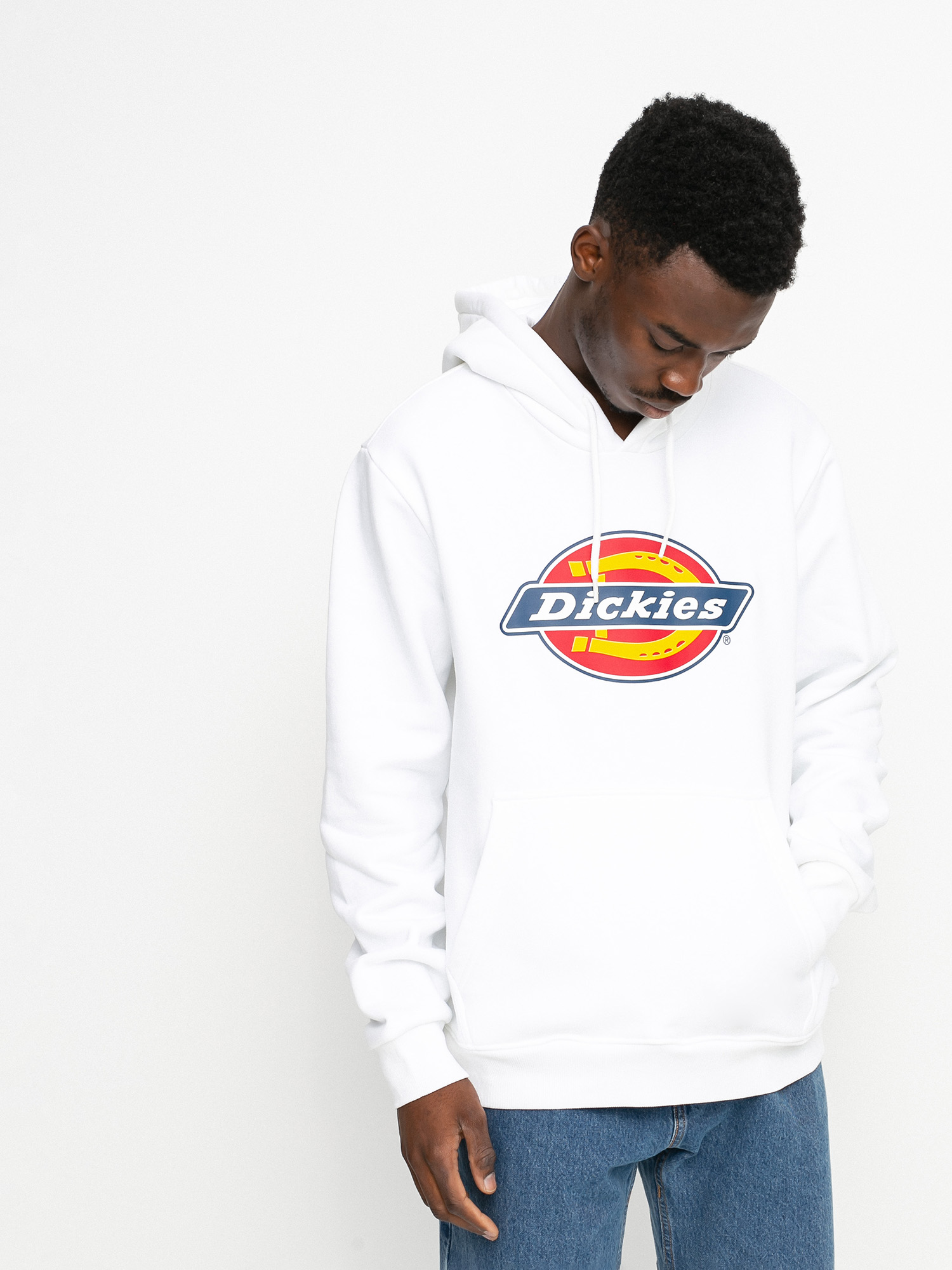 Bluza z kapturem Dickies Icon Logo HD (white)