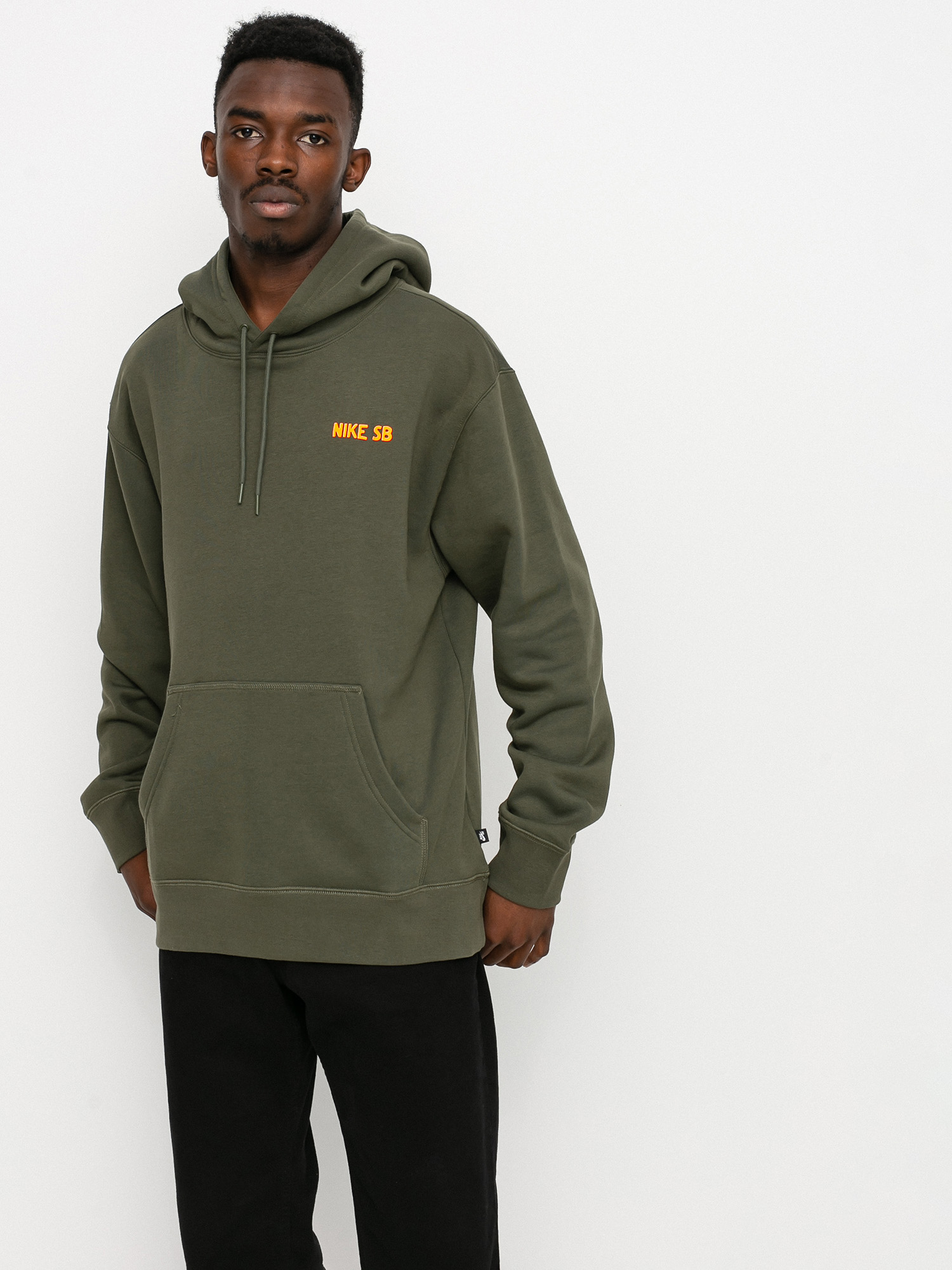 Bluza z kapturem Nike SB GFX HD 3 (cargo khaki/total orange)