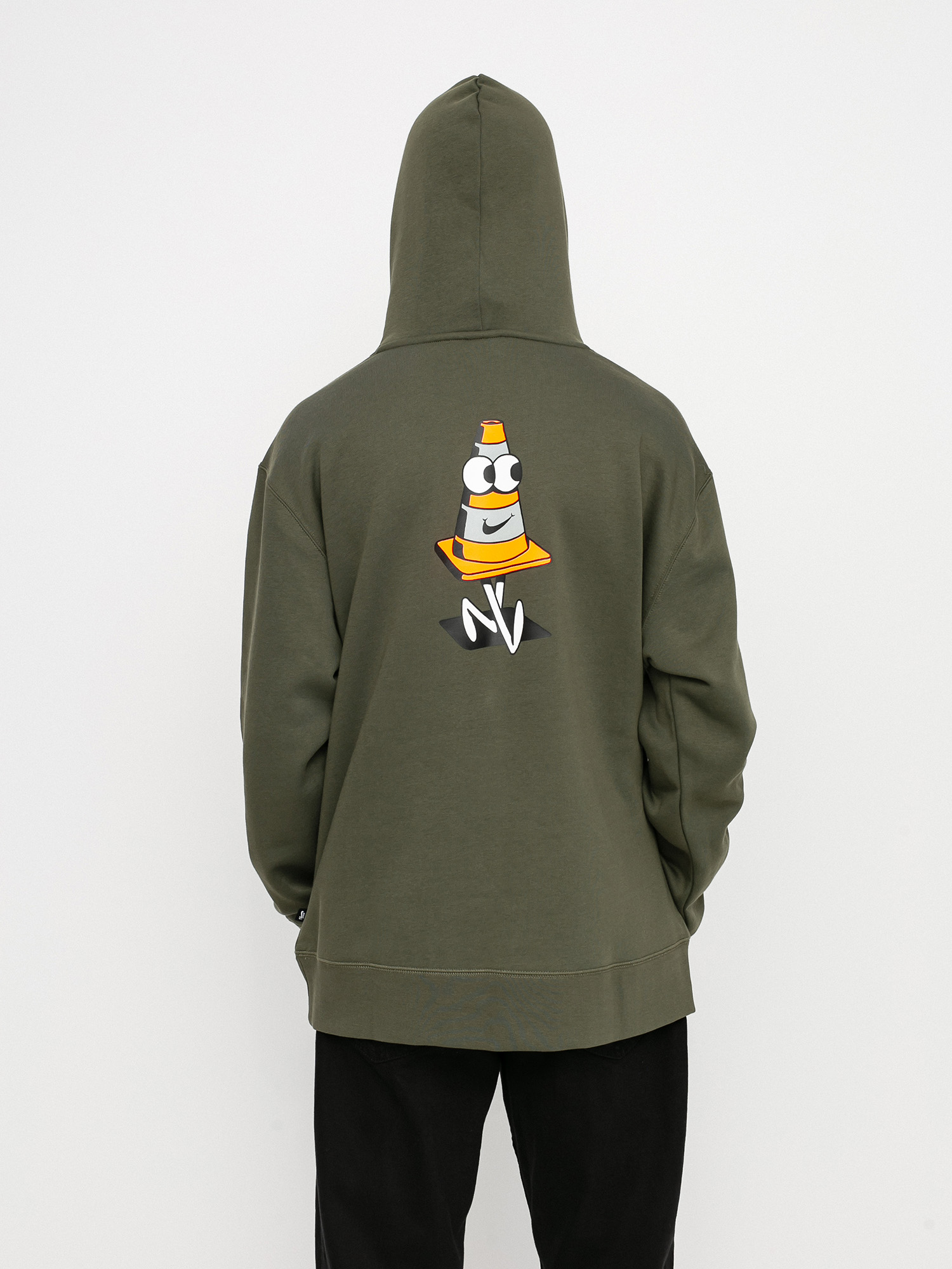 Bluza z kapturem Nike SB GFX HD 3 (cargo khaki/total orange)