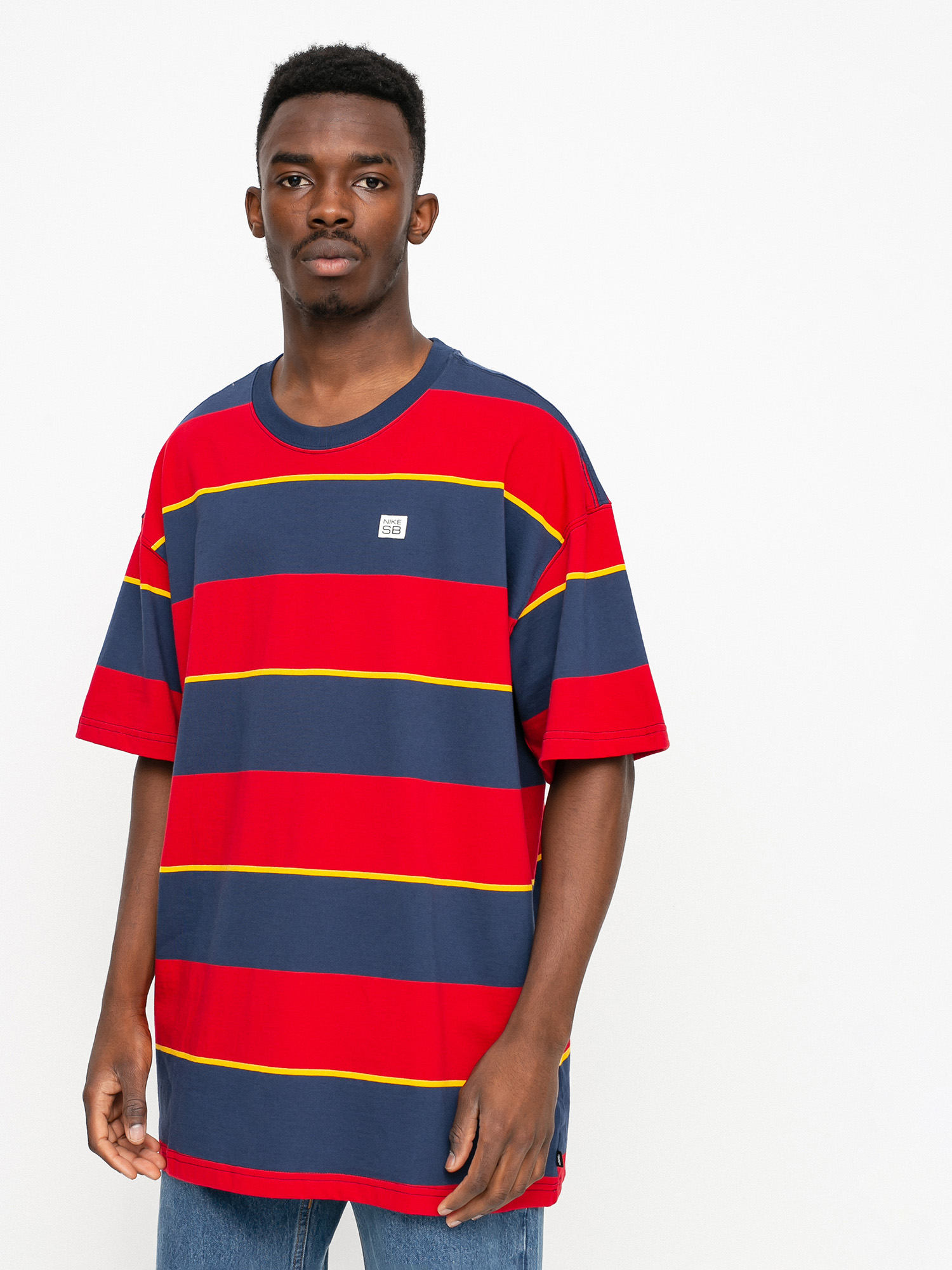 T-shirt Nike SB Yd Stripe (midnight navy)