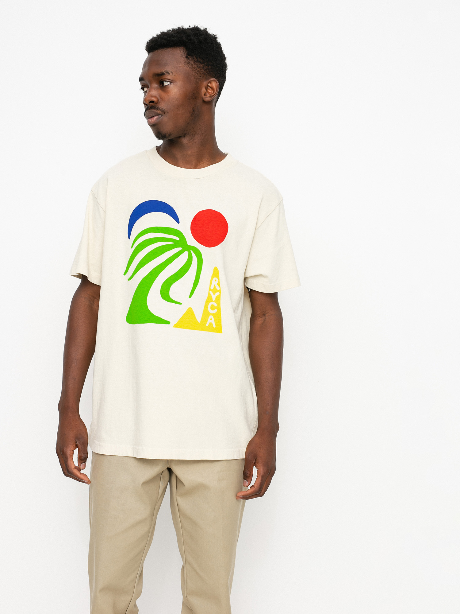 T-shirt RVCA Oasis (silver bleach)