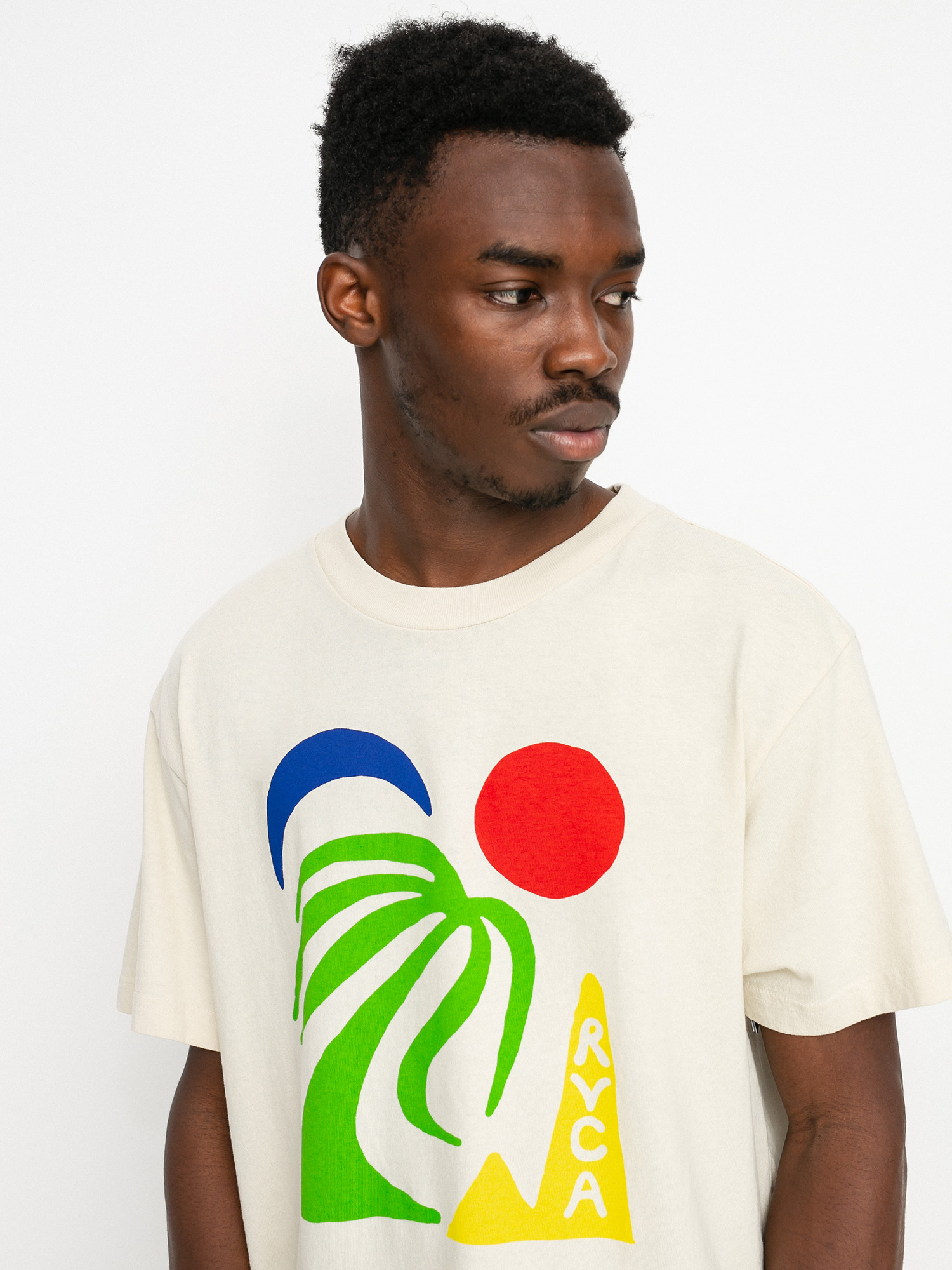 T-shirt RVCA Oasis (silver bleach)