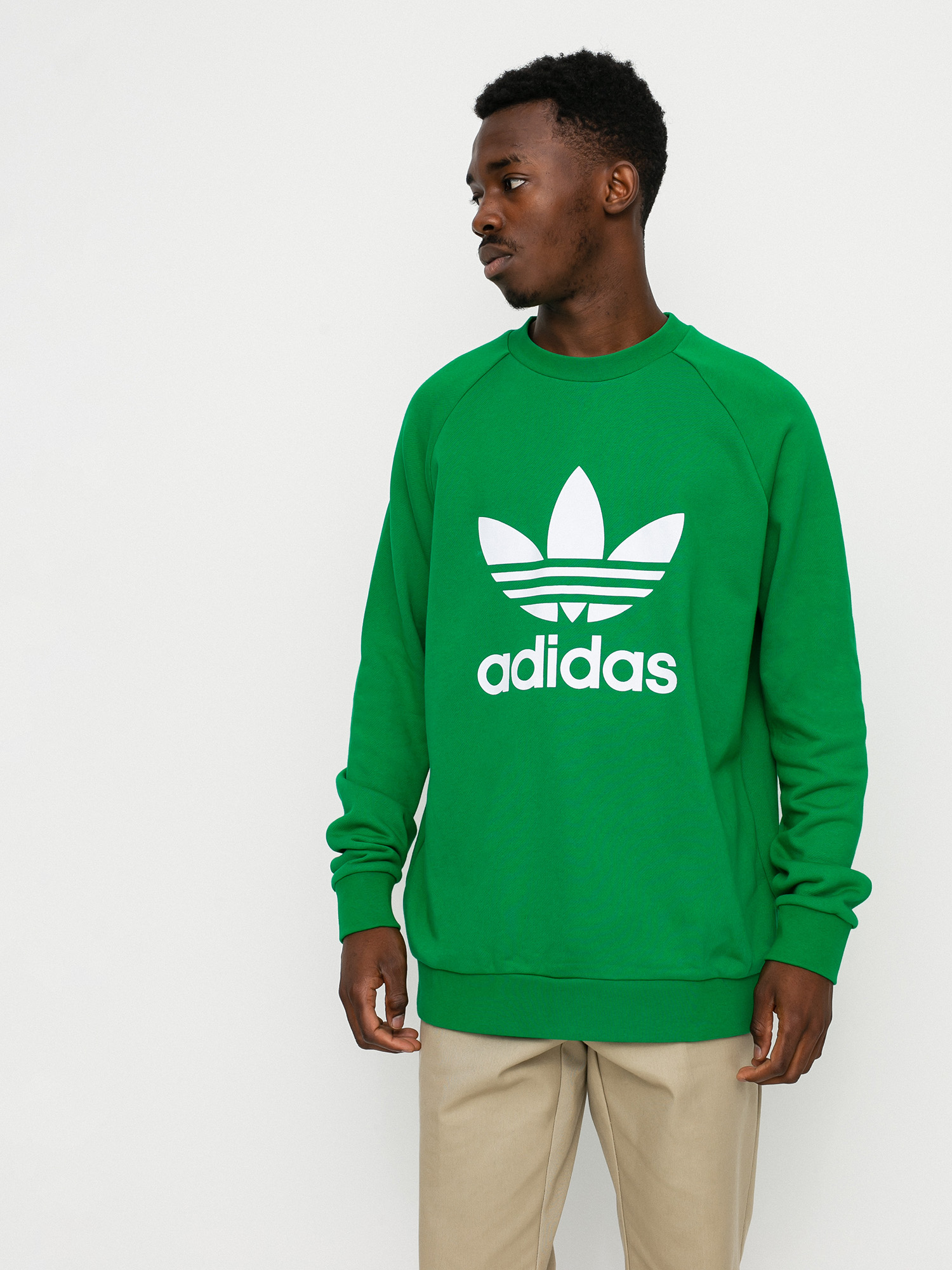 Bluza adidas Originals Trefoil (green/white)