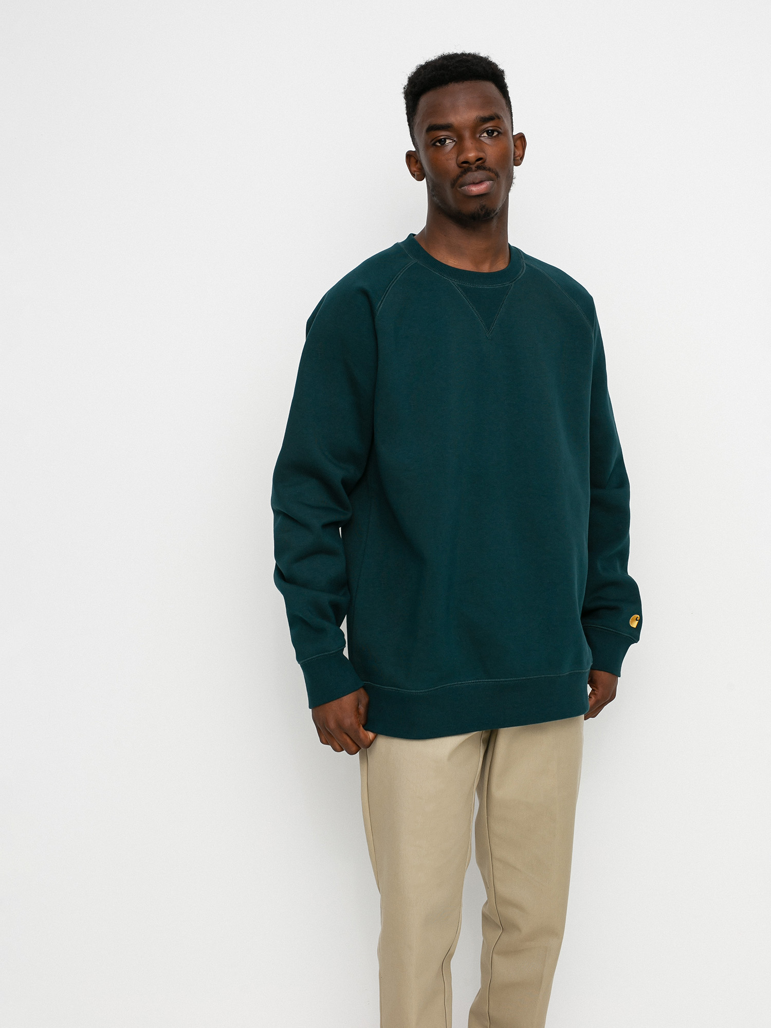 Bluza Carhartt WIP Chase (frasier/gold)