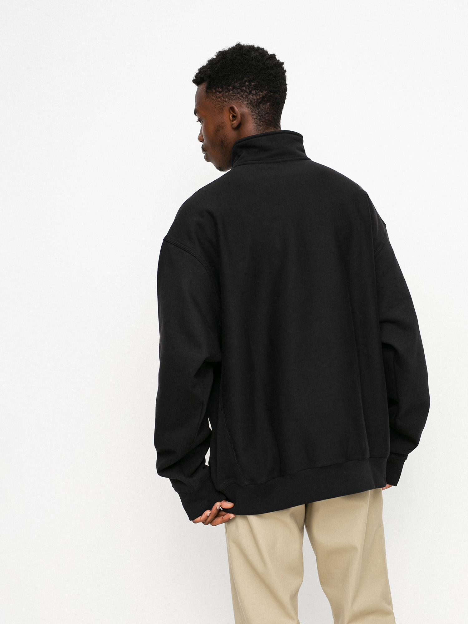 Bluza Carhartt WIP American Script Half Zip (black)