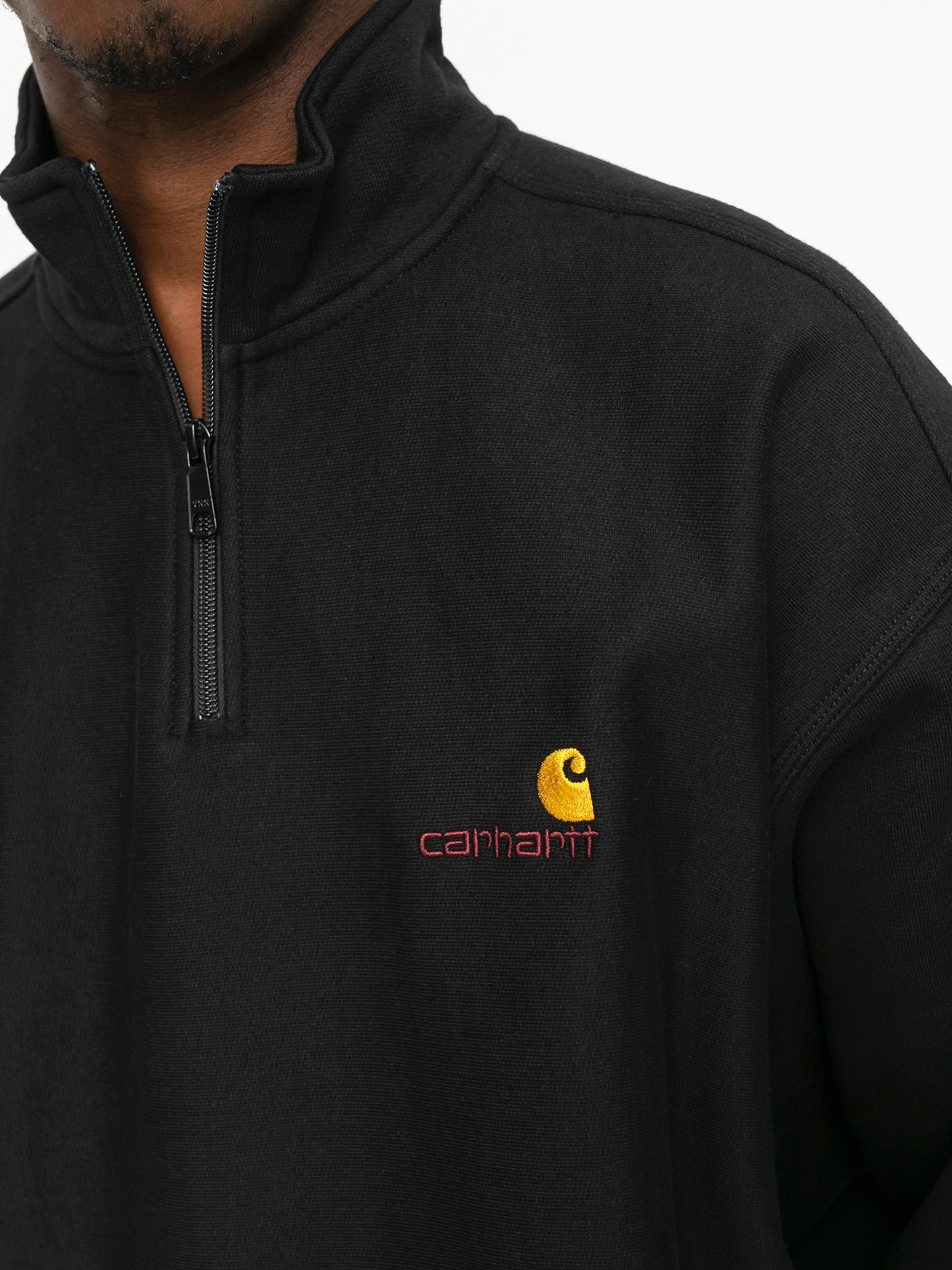 Bluza Carhartt WIP American Script Half Zip (black)