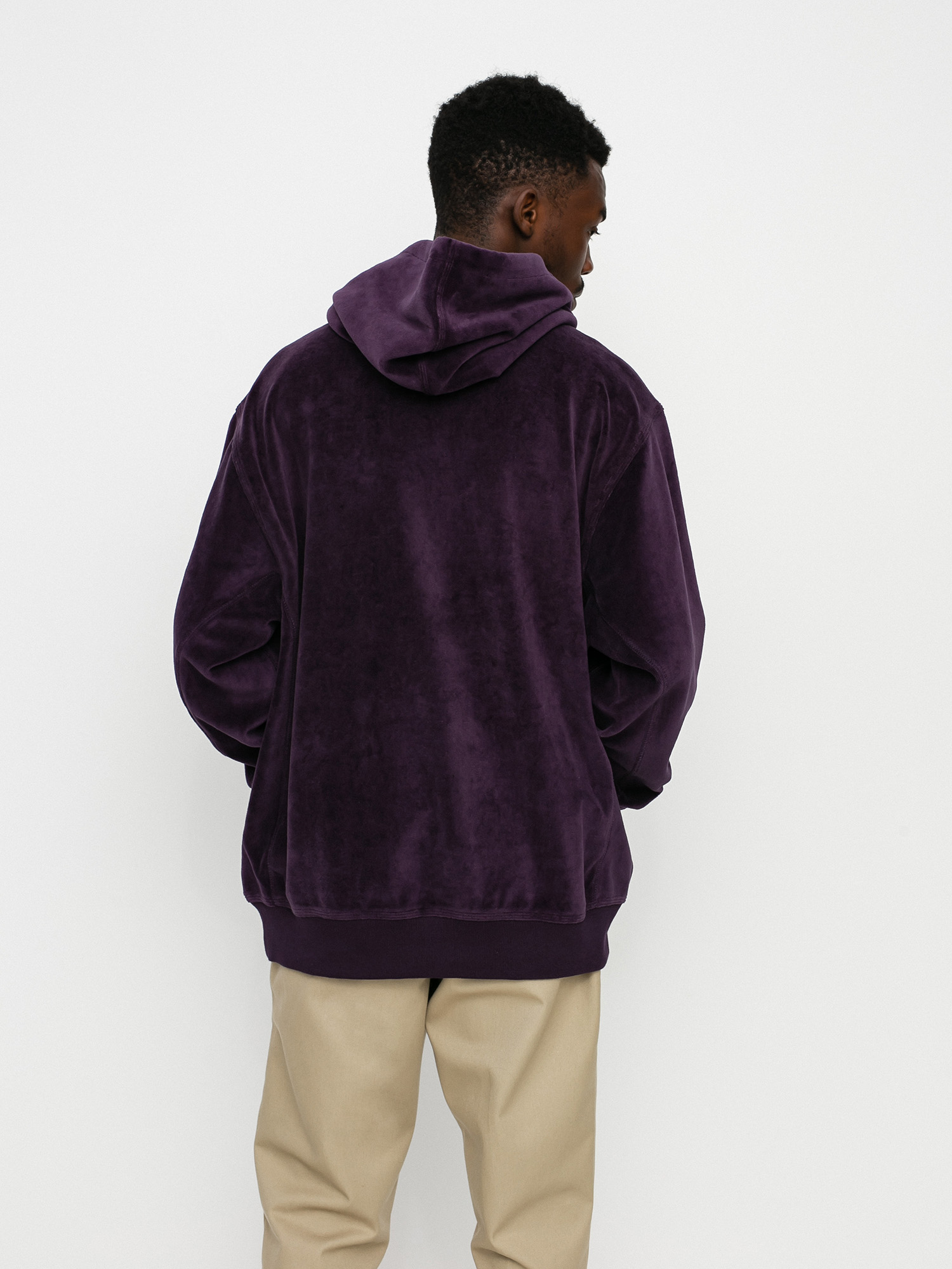 Bluza z kapturem Carhartt WIP United Script HD (dark iris)