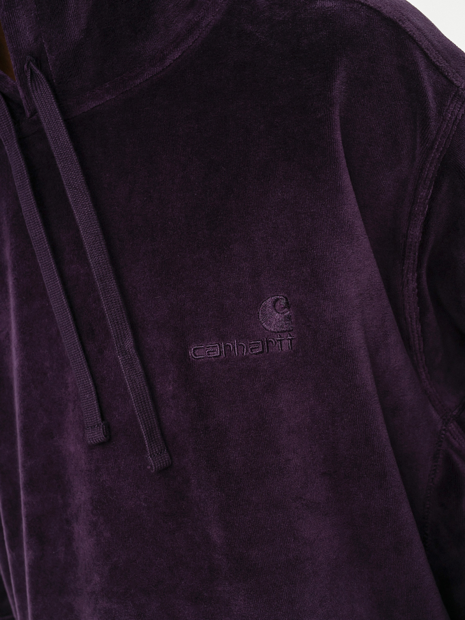 Bluza z kapturem Carhartt WIP United Script HD (dark iris)