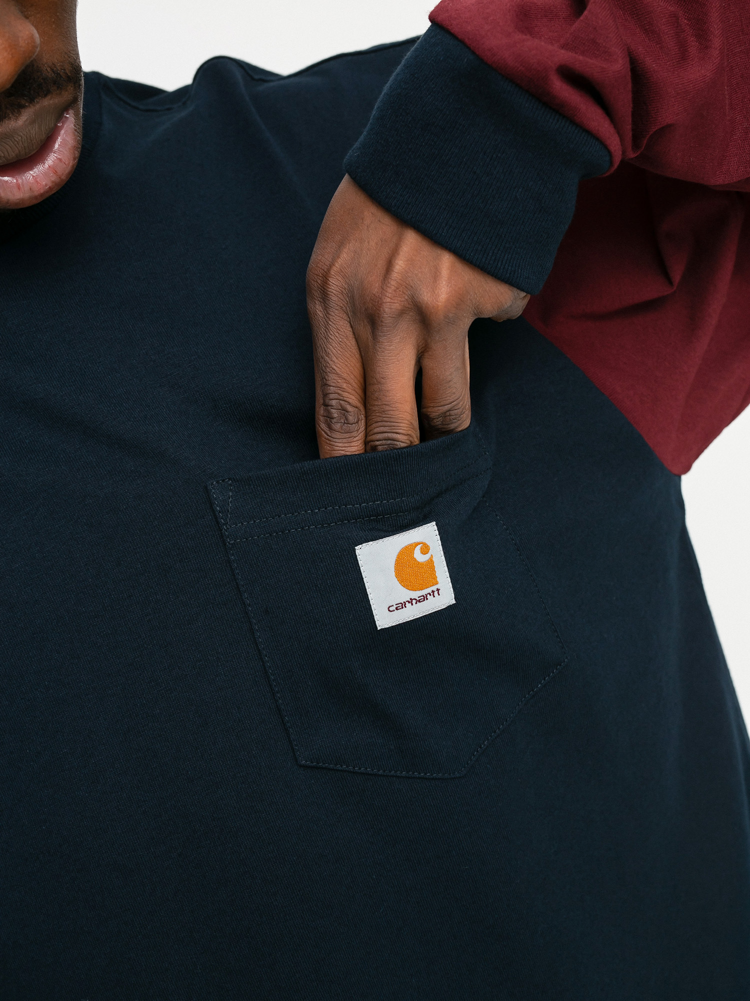 Longsleeve Carhartt WIP Triple Pocket (astro/frasier/jam)